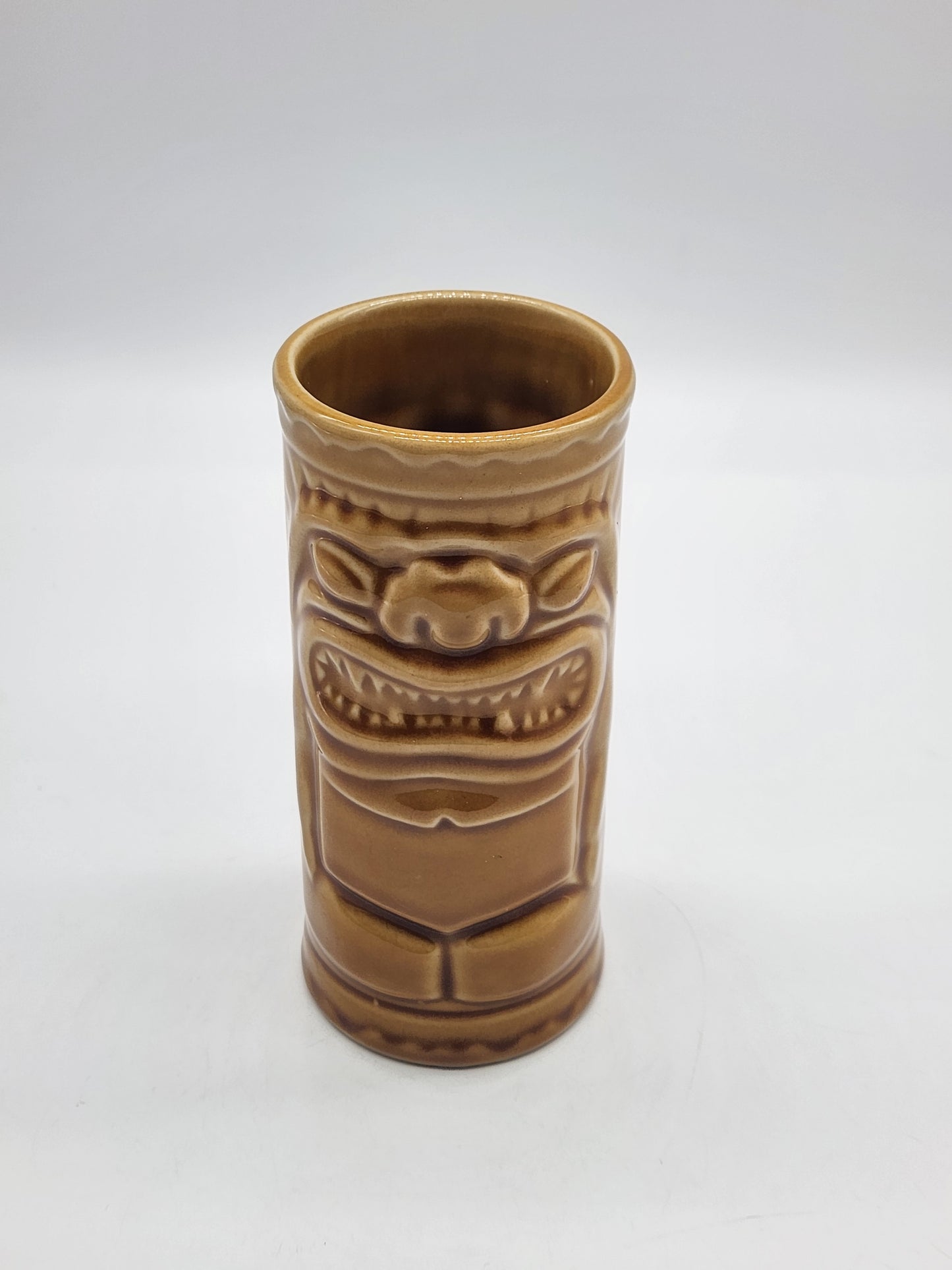 2001 Accoutrements Tiki Glass Ceramic Tumbler