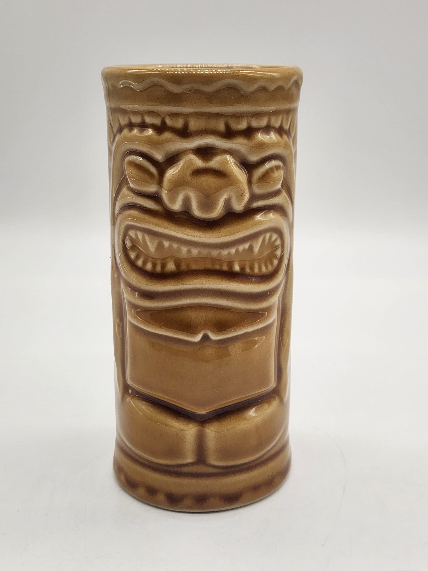 2001 Accoutrements Tiki Glass Ceramic Tumbler