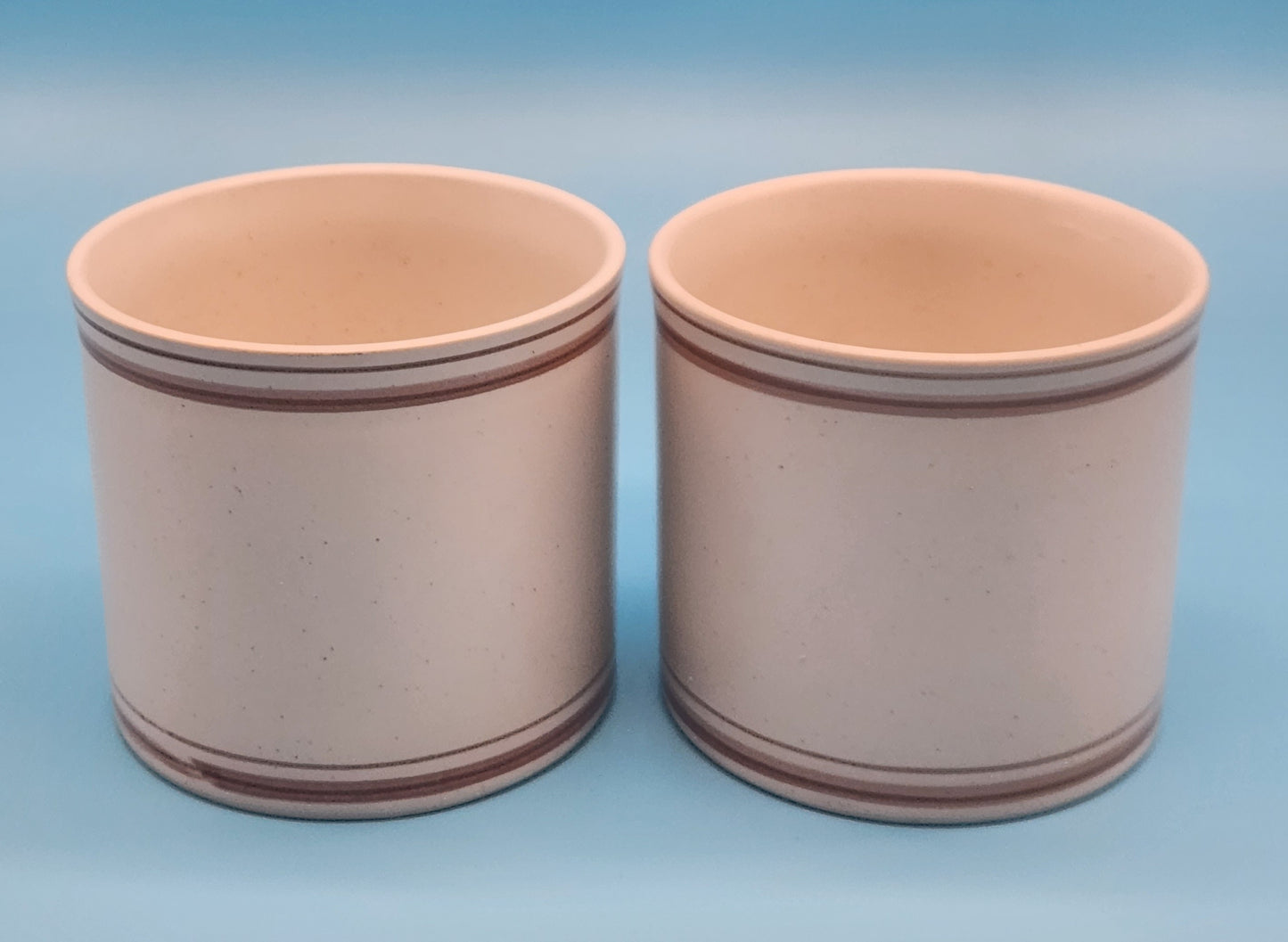 2 Haeng Nam Cups Stone Ware Country Cupboard Korea. Vintage