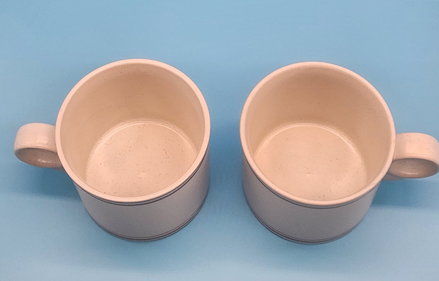 2 Haeng Nam Cups Stone Ware Country Cupboard Korea. Vintage
