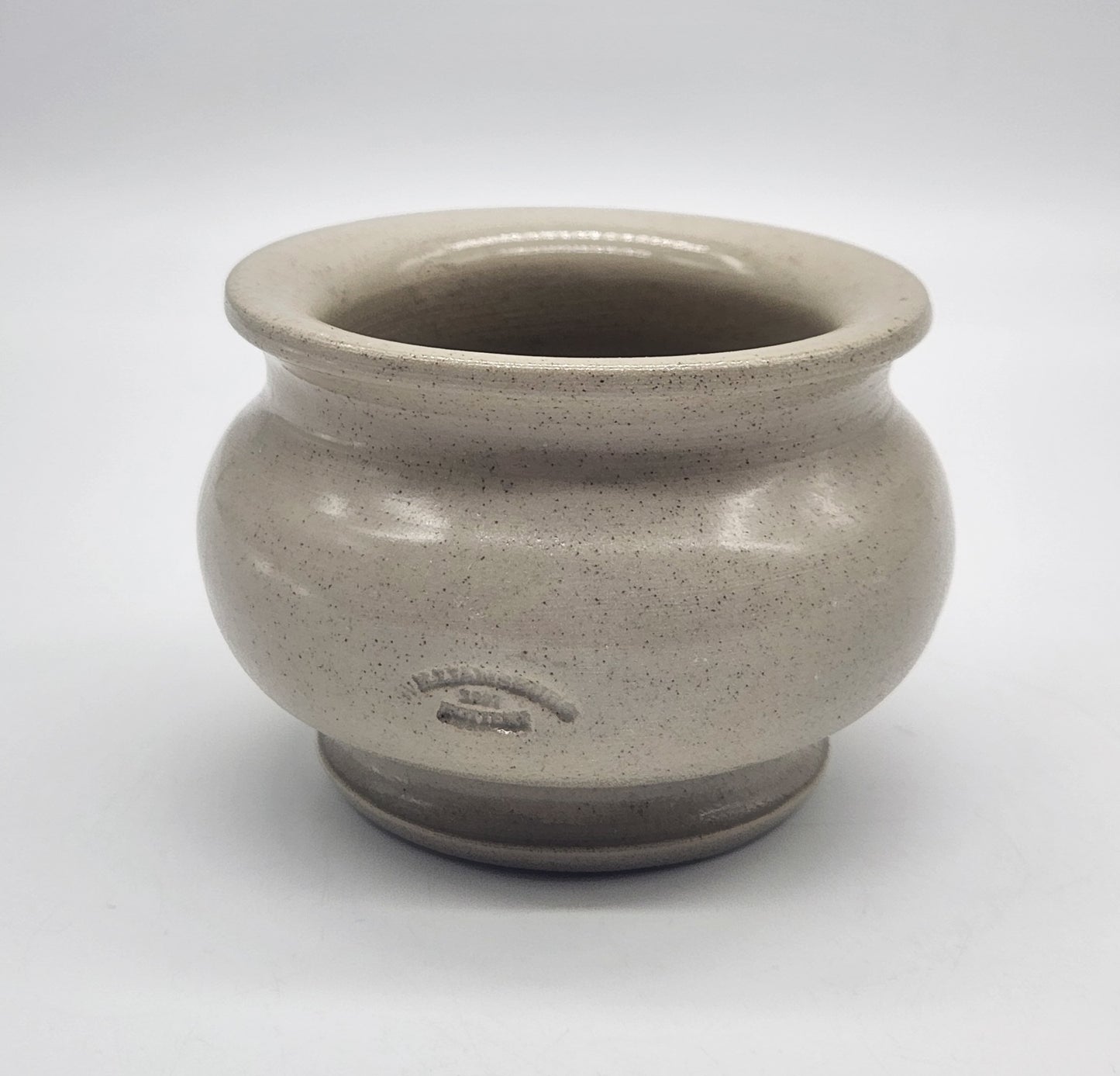Salt Glaze Cobalt Blue Floral Williamsburg Pottery