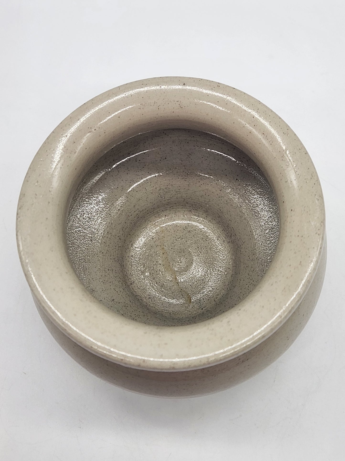 Salt Glaze Cobalt Blue Floral Williamsburg Pottery