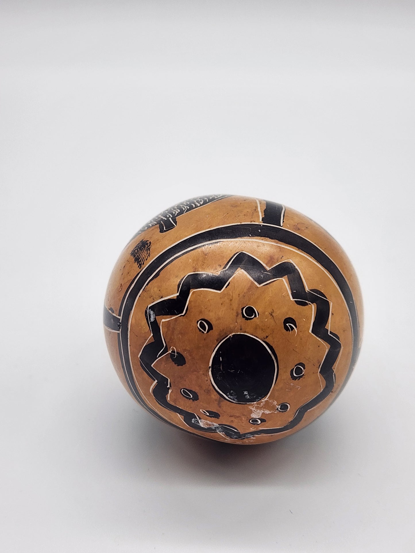 Hand-Carved Decorated Soapstone Egg