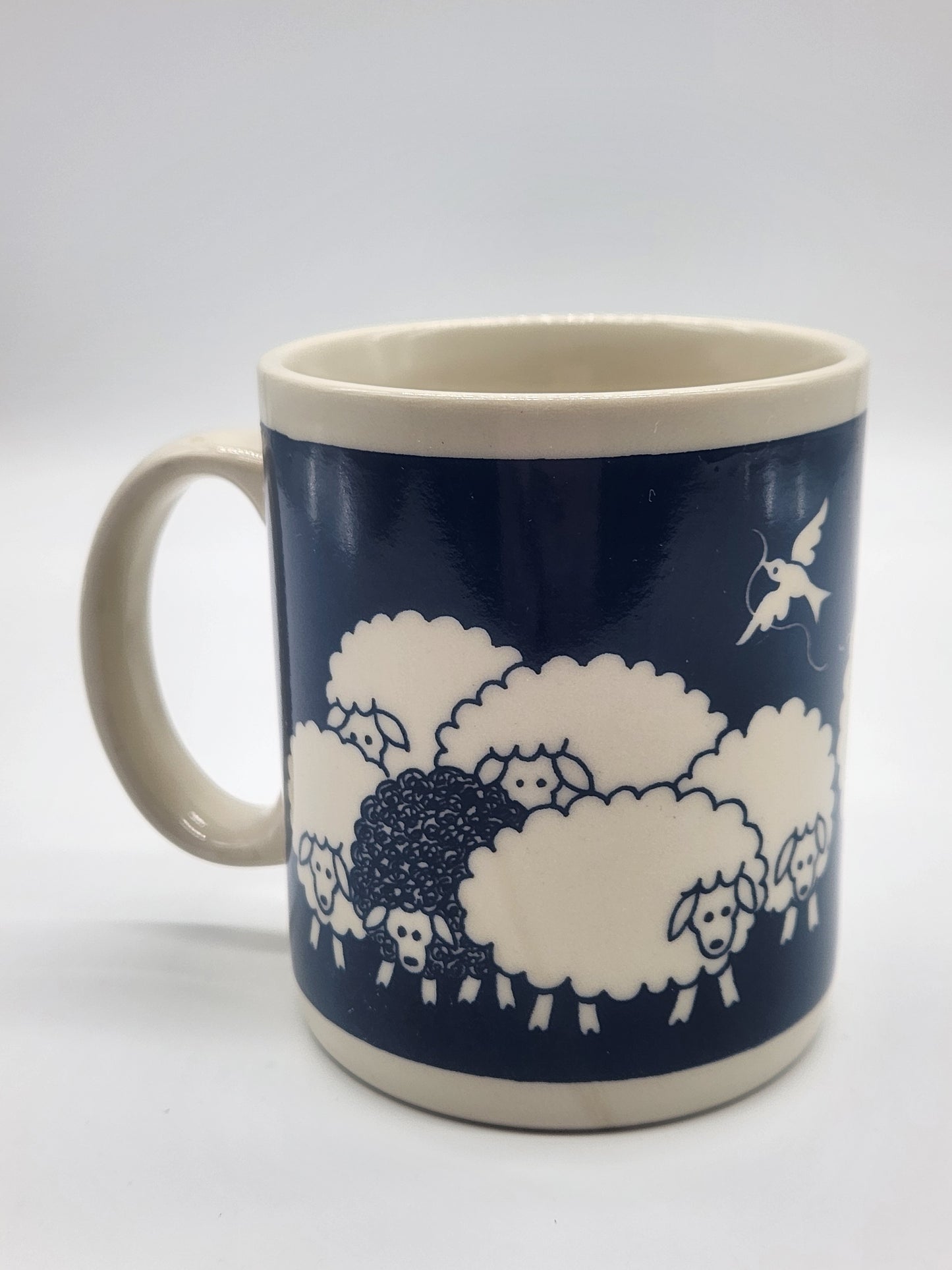 Papel Barnyard Animal Black Sheep Coffee Mug Cup
