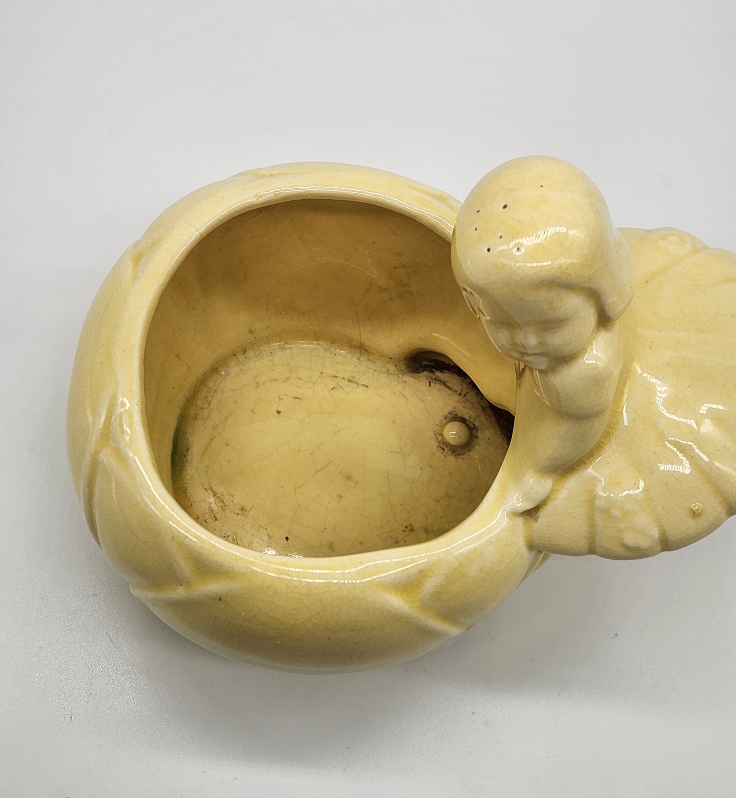 Mid century little girl planter