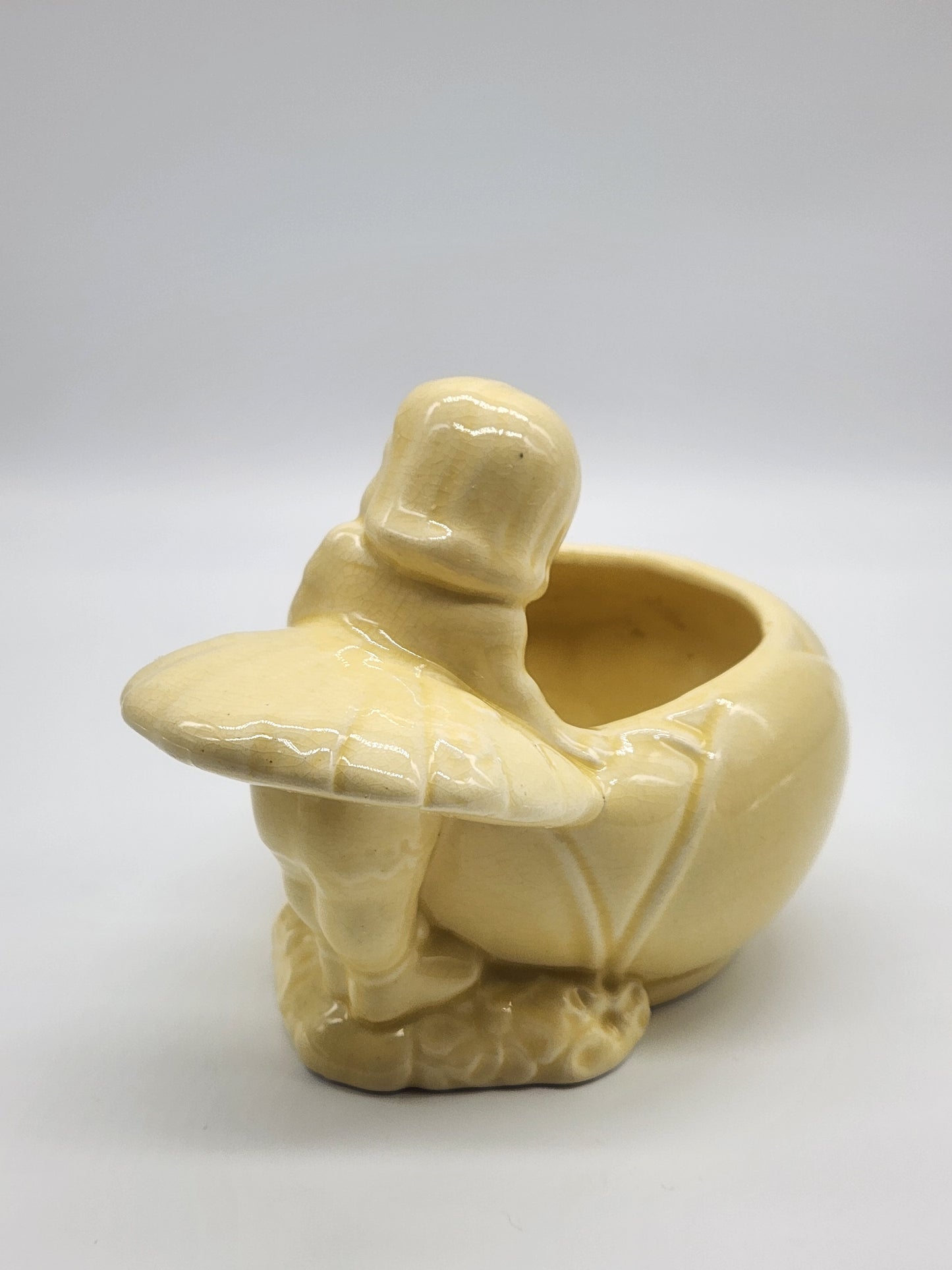 Mid century little girl planter