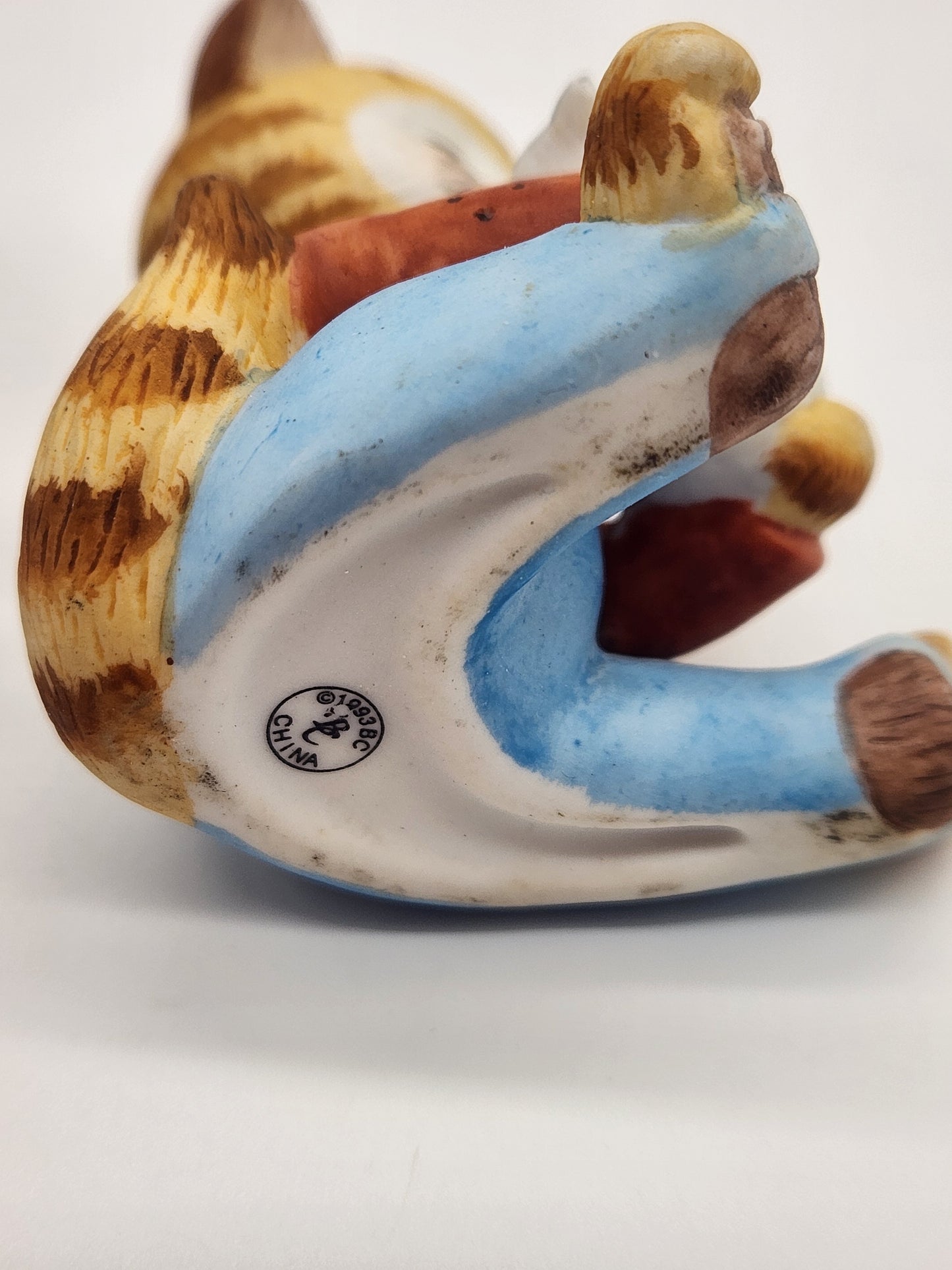 Vintage Pair of Bronson Collectibles BC Porcelain Cat Figurines
