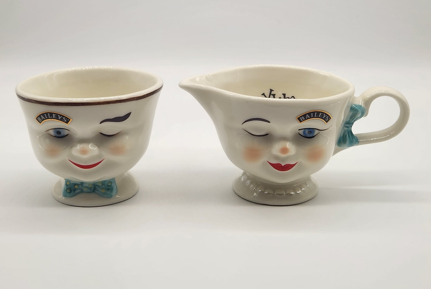 BAILEYS Irish Cream YUM Winking Eye Face Cream And  Sugar Limited Edition 1996