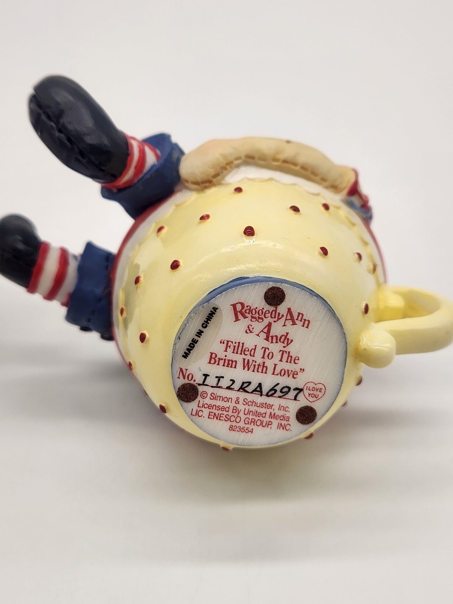Enesco Raggedy Ann And Andy Filled To The Brim With Love
