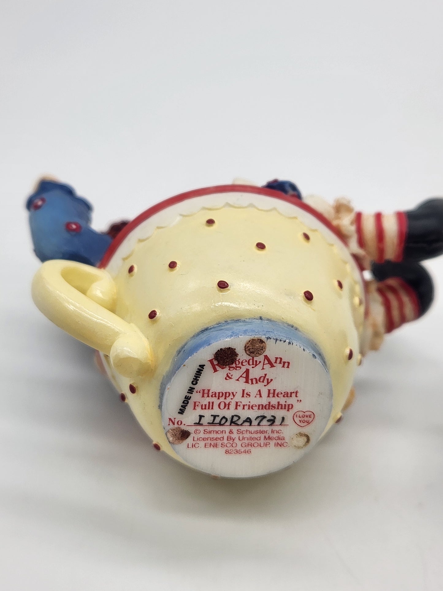 Enesco Raggedy Ann And Andy Filled To The Brim With Love