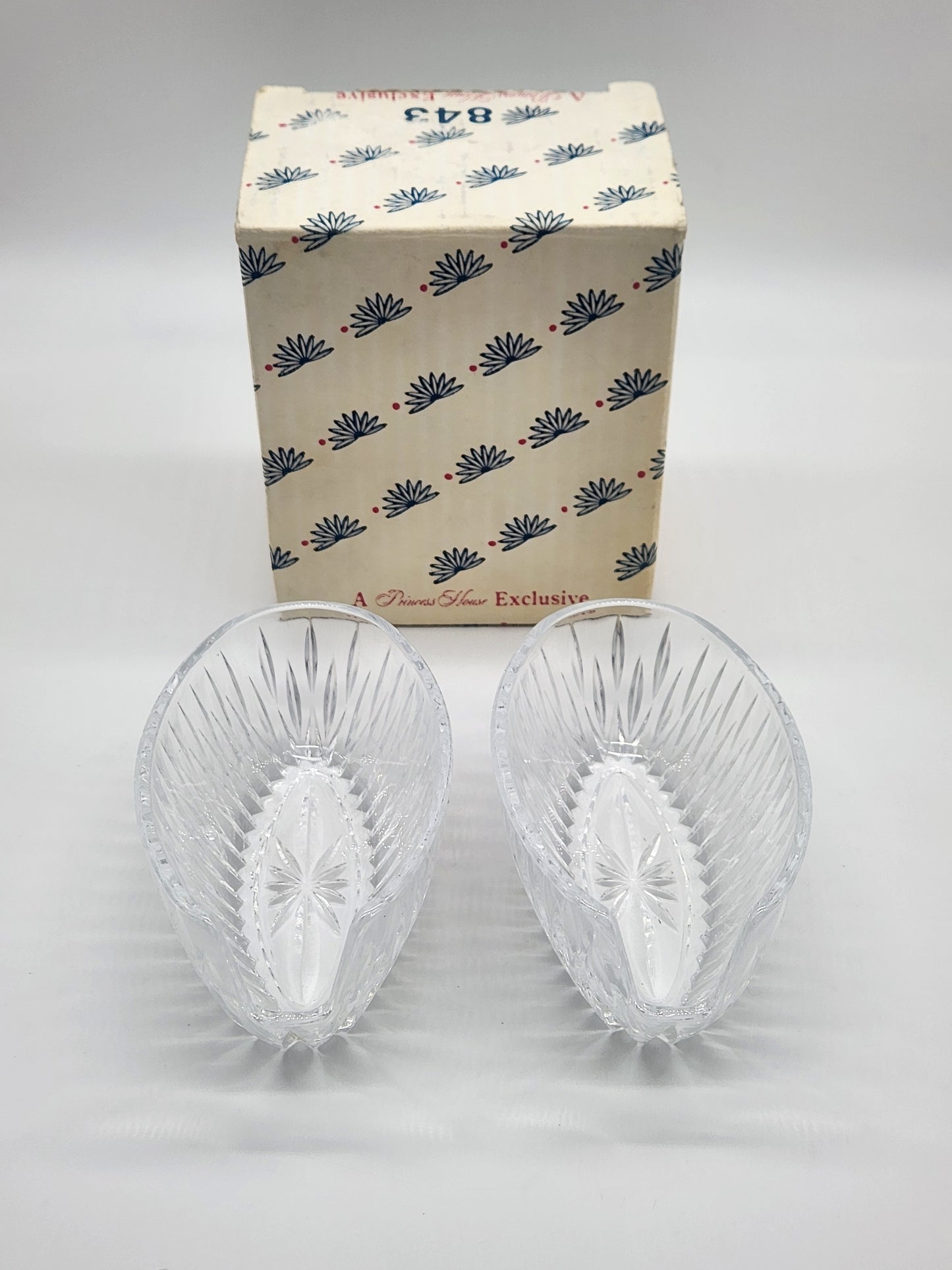 Princess House Highlights Spoon/Fork Holder #843 (2) New buffet serving holidays