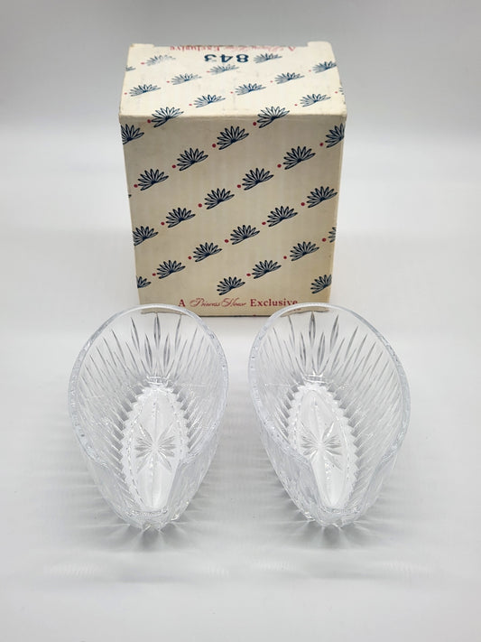 Princess House Highlights Spoon/Fork Holder #843 (2) New buffet serving holidays