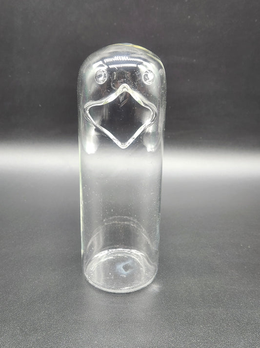 Vintage Omnibus Collection Glass Bird Snack Beaker 8"