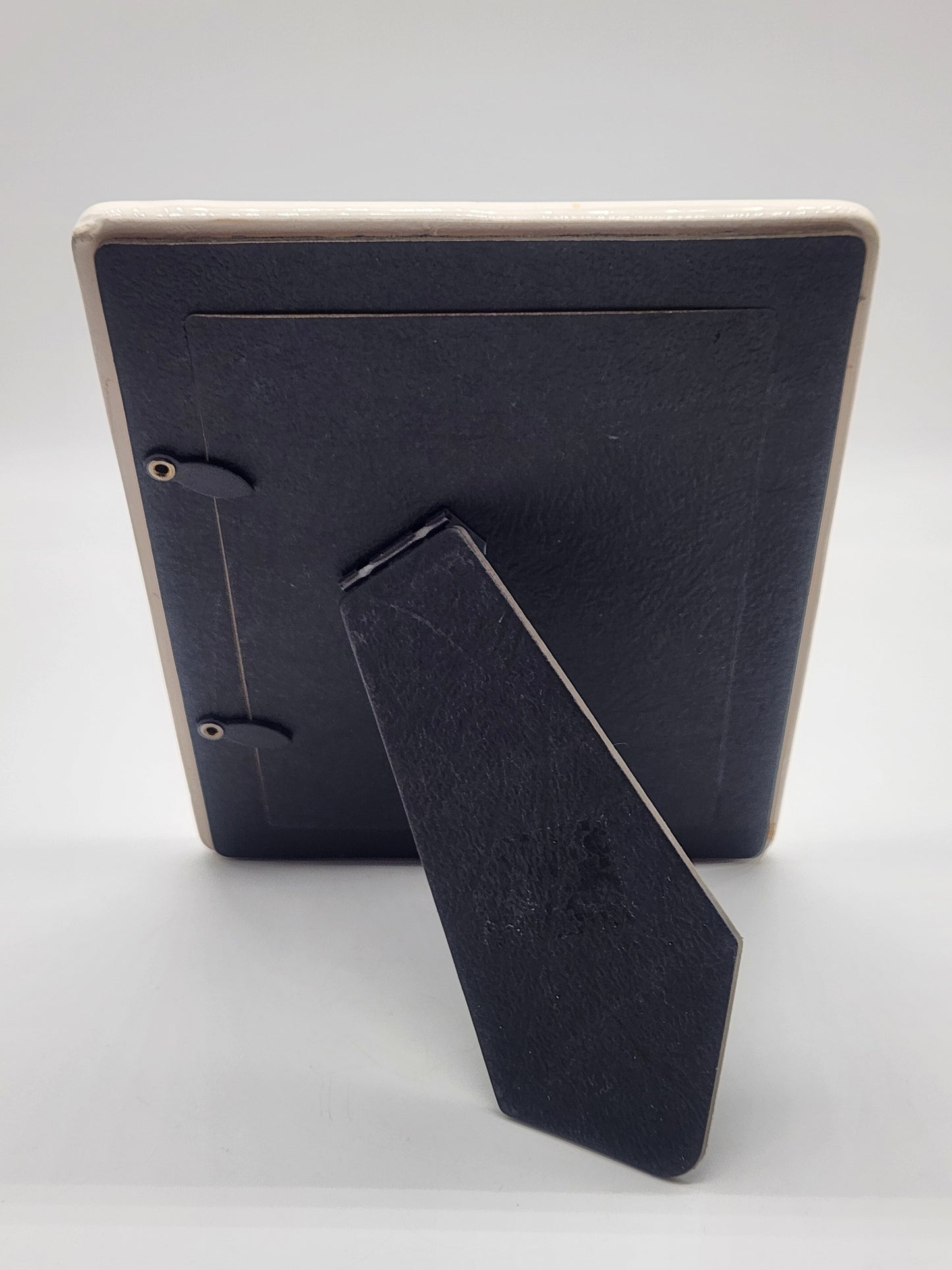 Ceramic Picture Frame 5"x7" Abstract Modern Art "Miro" Inspired Handcrafted