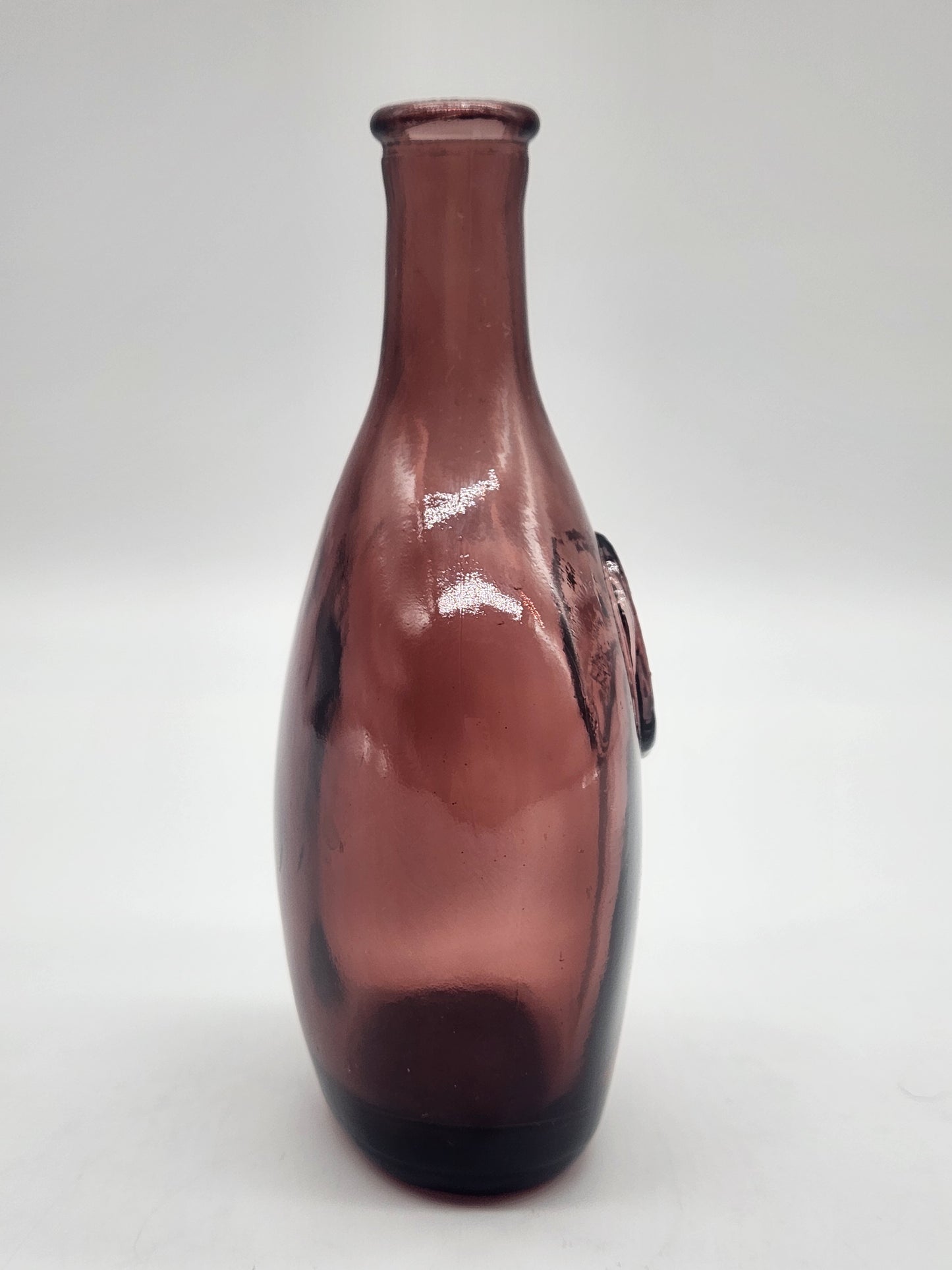 Amethyst Wheaton Crown Bottle 5.75" H