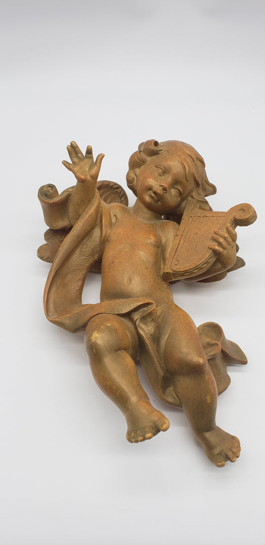 Italy Cherub Angel Wall Art (high quality resin)(unpainted)