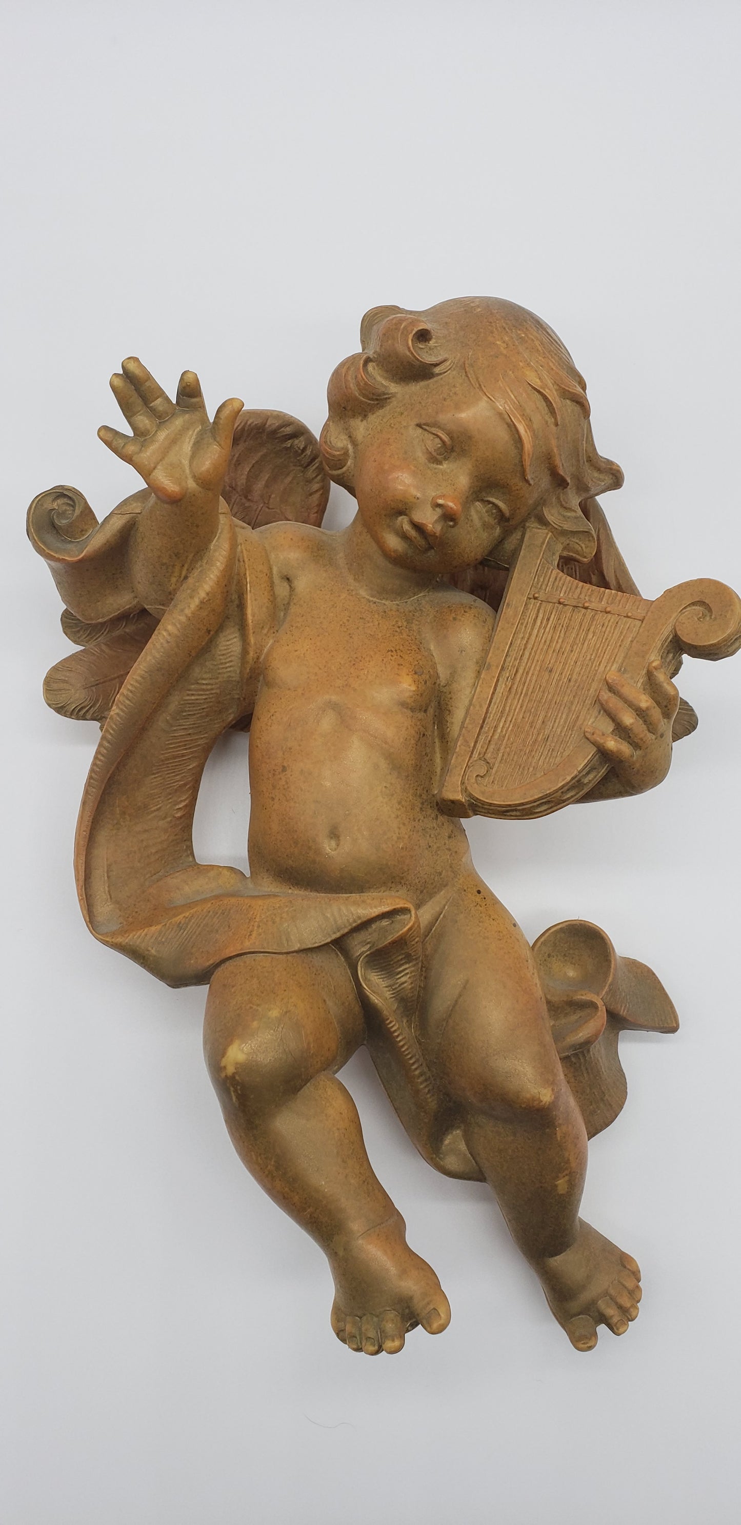 Italy Cherub Angel Wall Art (high quality resin)(unpainted)