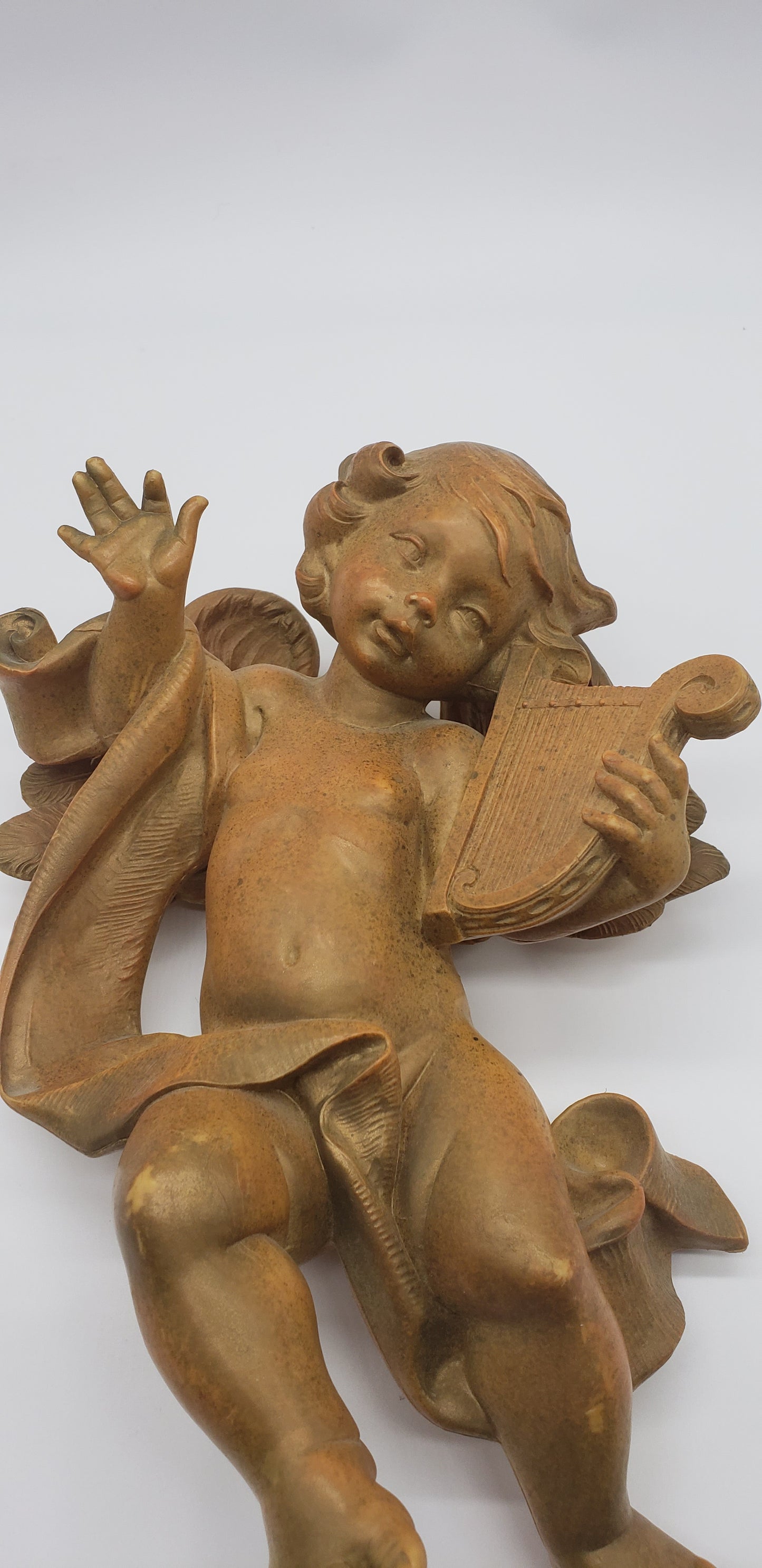 Italy Cherub Angel Wall Art (high quality resin)(unpainted)