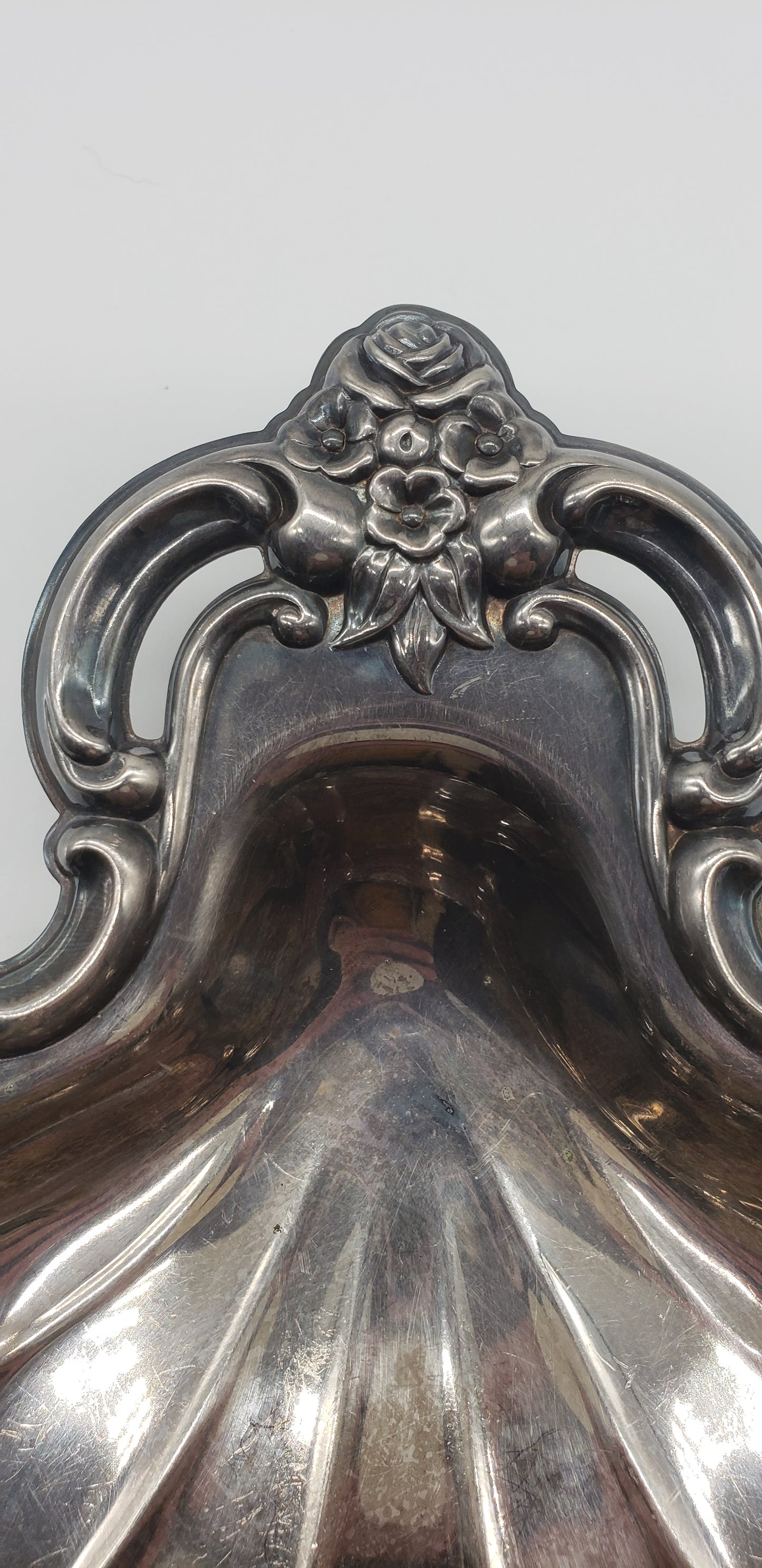 International Silver Co Silver Plate COUNTESS Shell Serving Dish