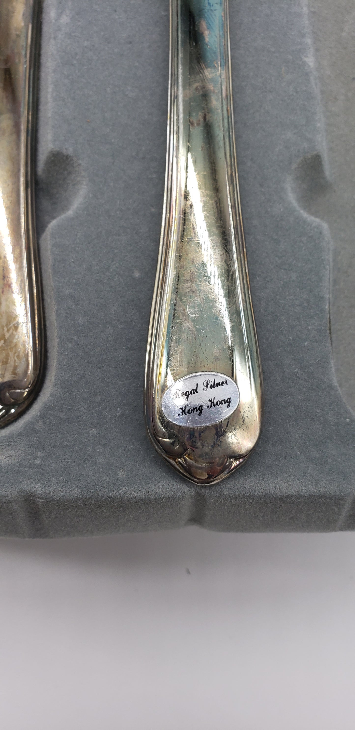 Regal Silver Plated Serving Fork Spoon Pasta Utensil Set of 2 Brand