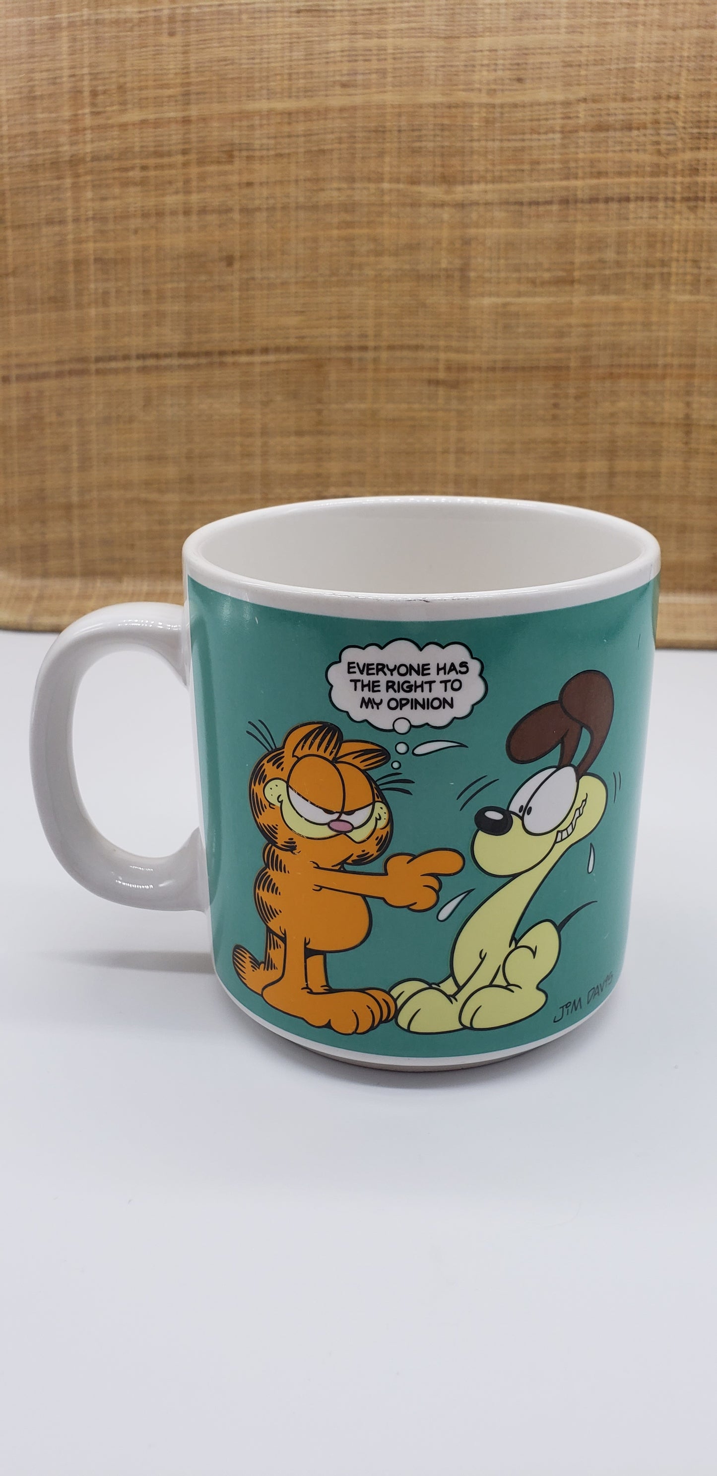 Garfield and Odie Enesco Coffee Mug