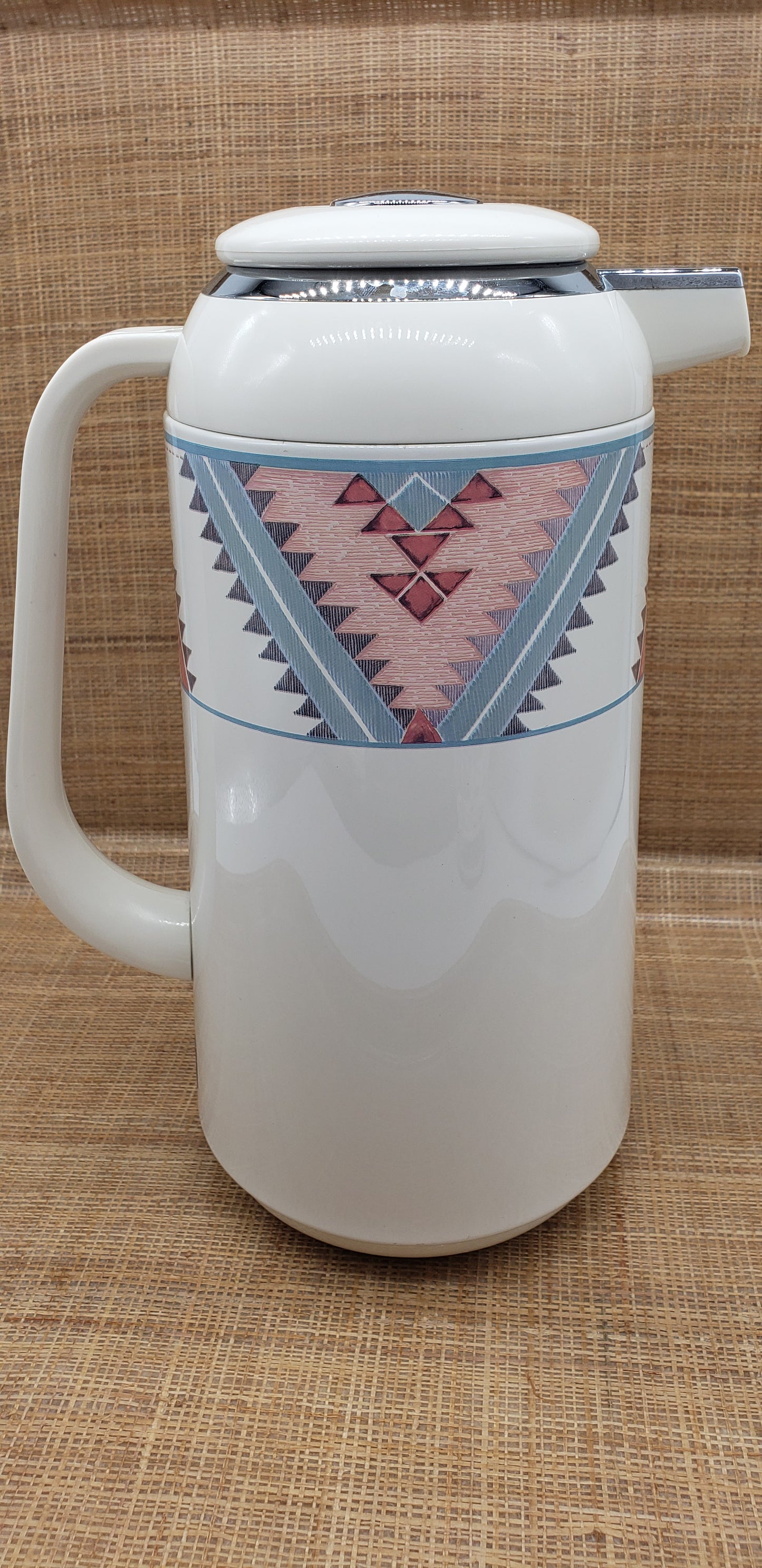 Mikasa Southwest Design Plastic Lidded Thermos Carafe