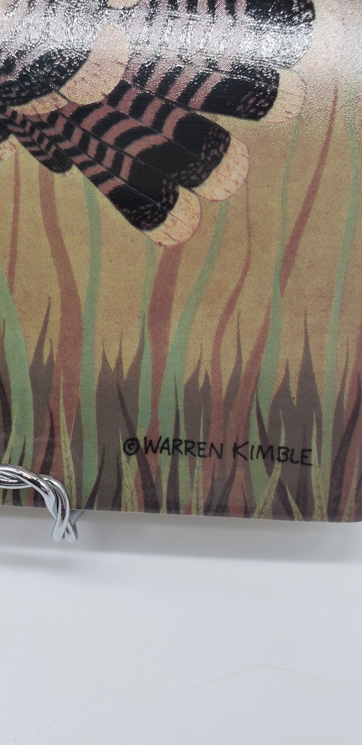 Warren Kimble Turkey Ceramic Tile Trivet Wall Hanging Plaque