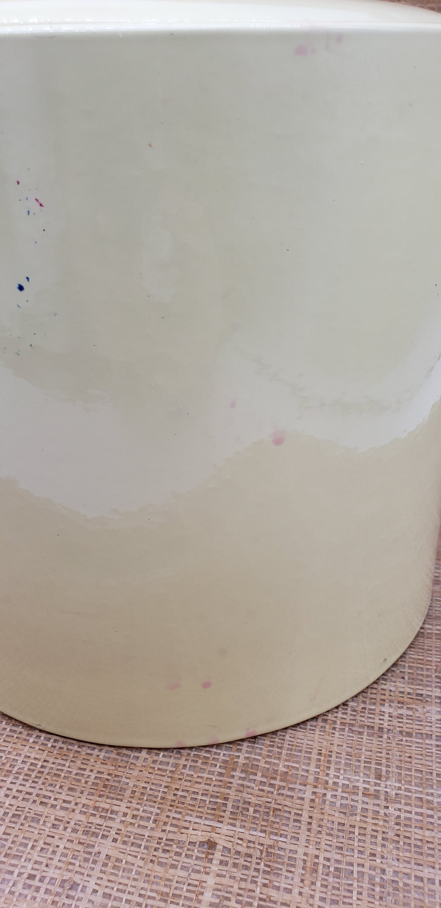 Georges Briard Handled Yellow Ice Bucket with Lid
