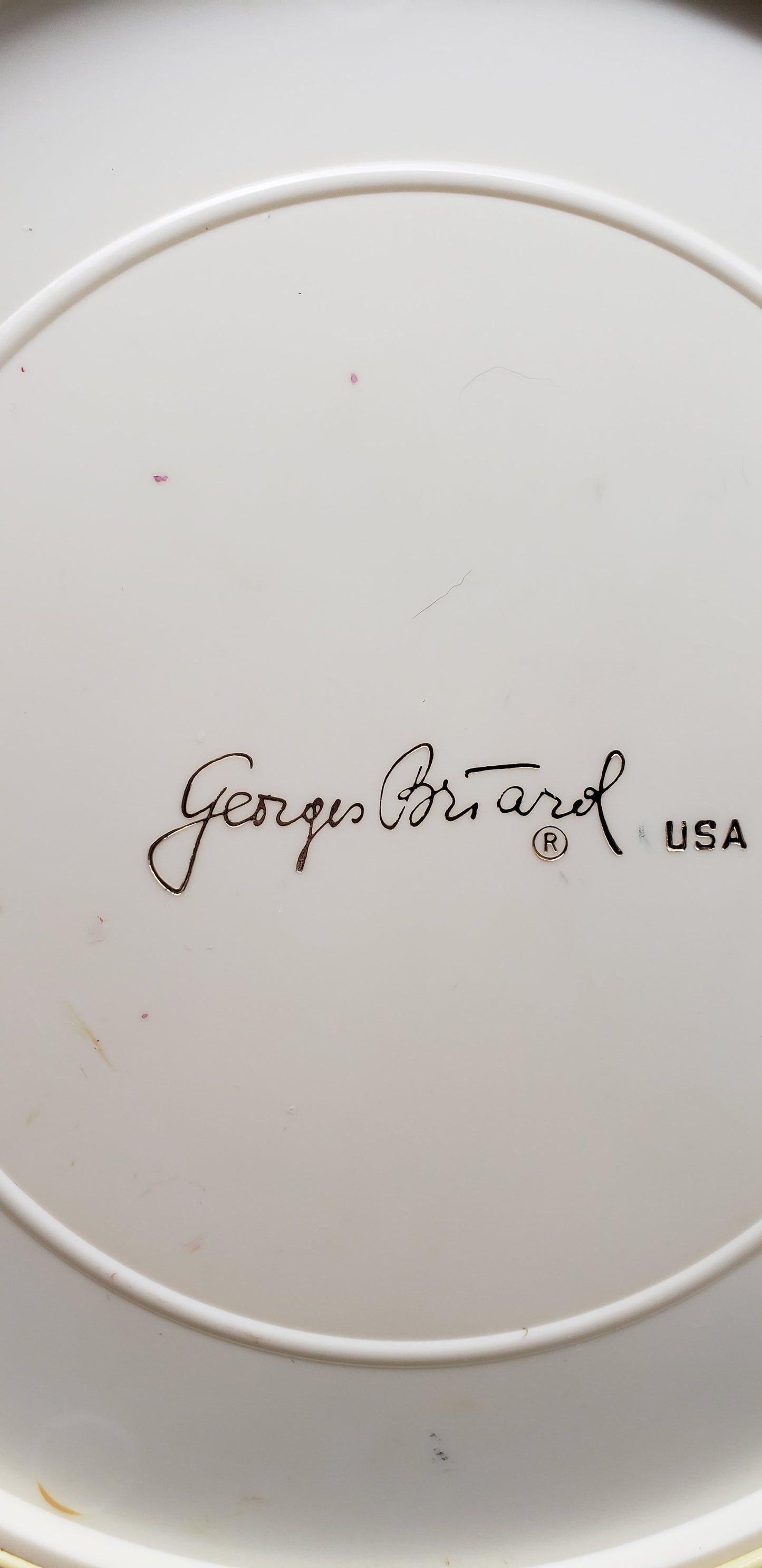 Georges Briard Handled Yellow Ice Bucket with Lid