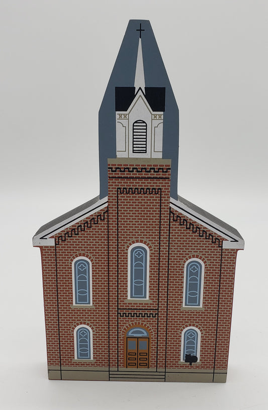 The Cat's Meow Village 1996 Collector's Club House Mother's Day Church
