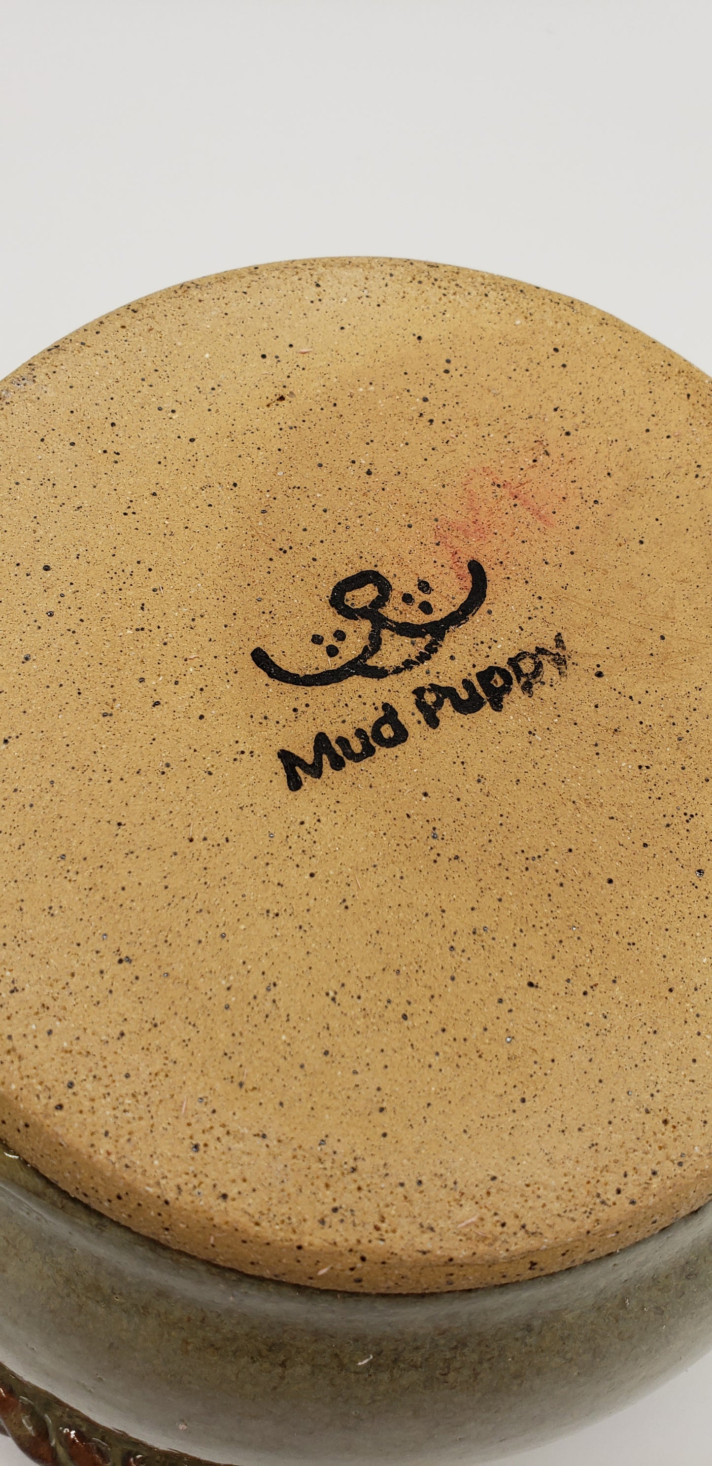 Mud Puppy Pottery lidded bowl