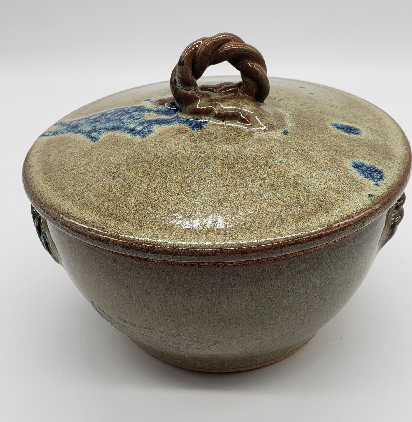 Mud Puppy Pottery lidded bowl