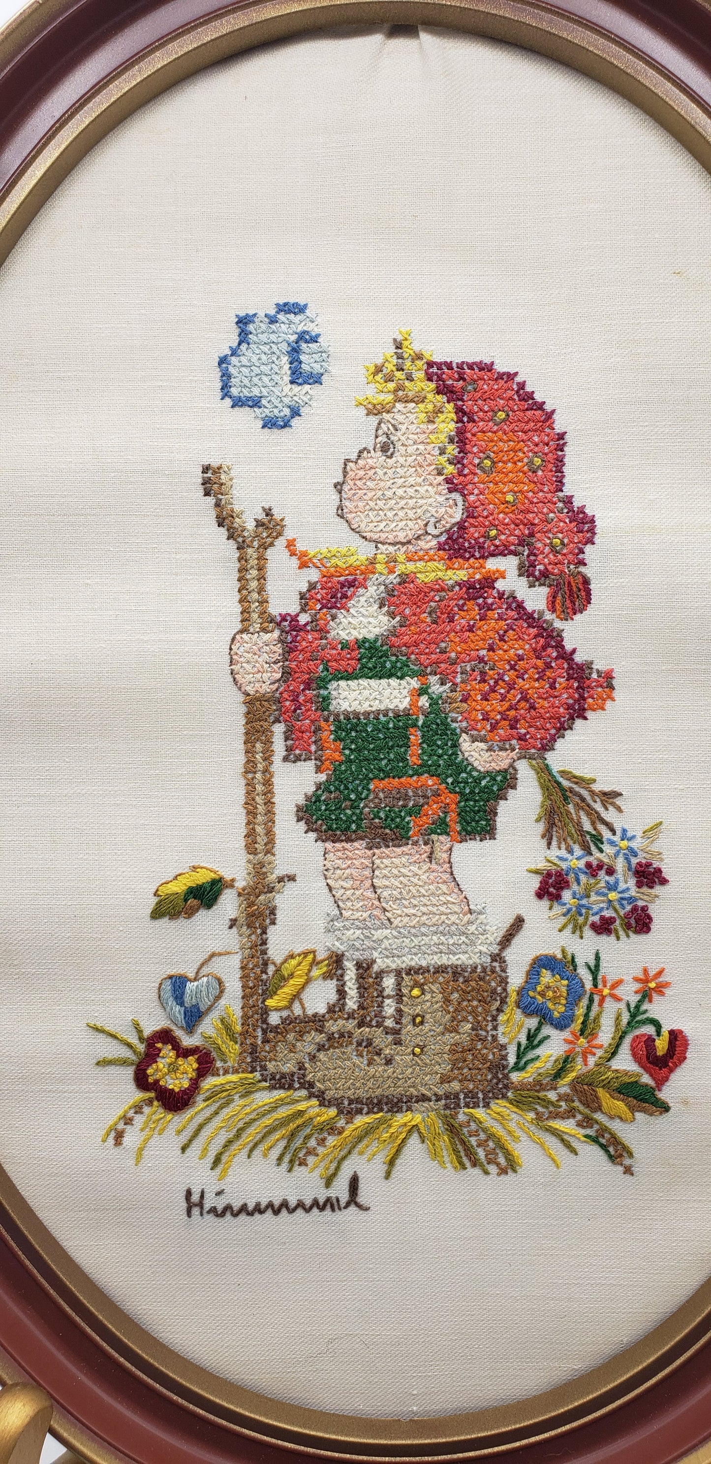 Paragon Needle Craft Hummel Needlepoint Boy Hiker