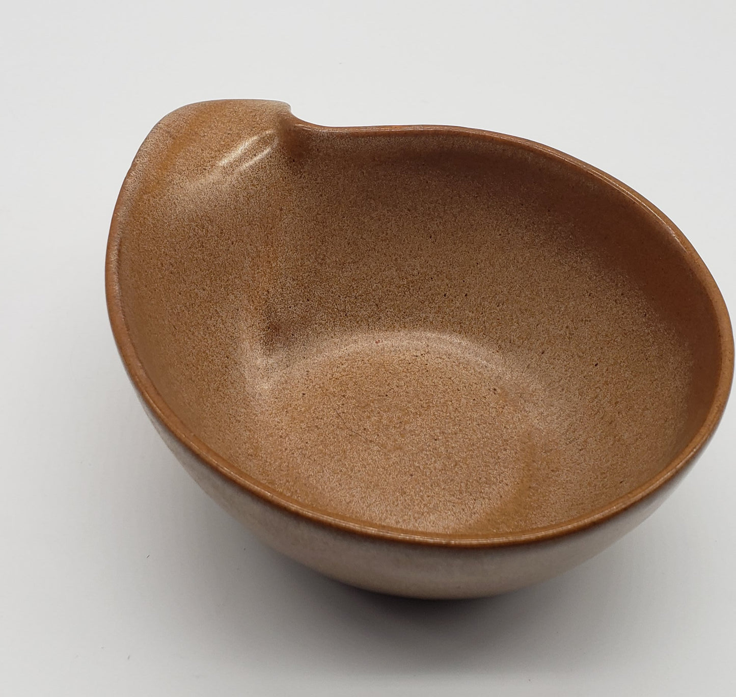Frankoma  Desert Gold "Plainsman Brown" Pottery Cereal Soup bowl 4x