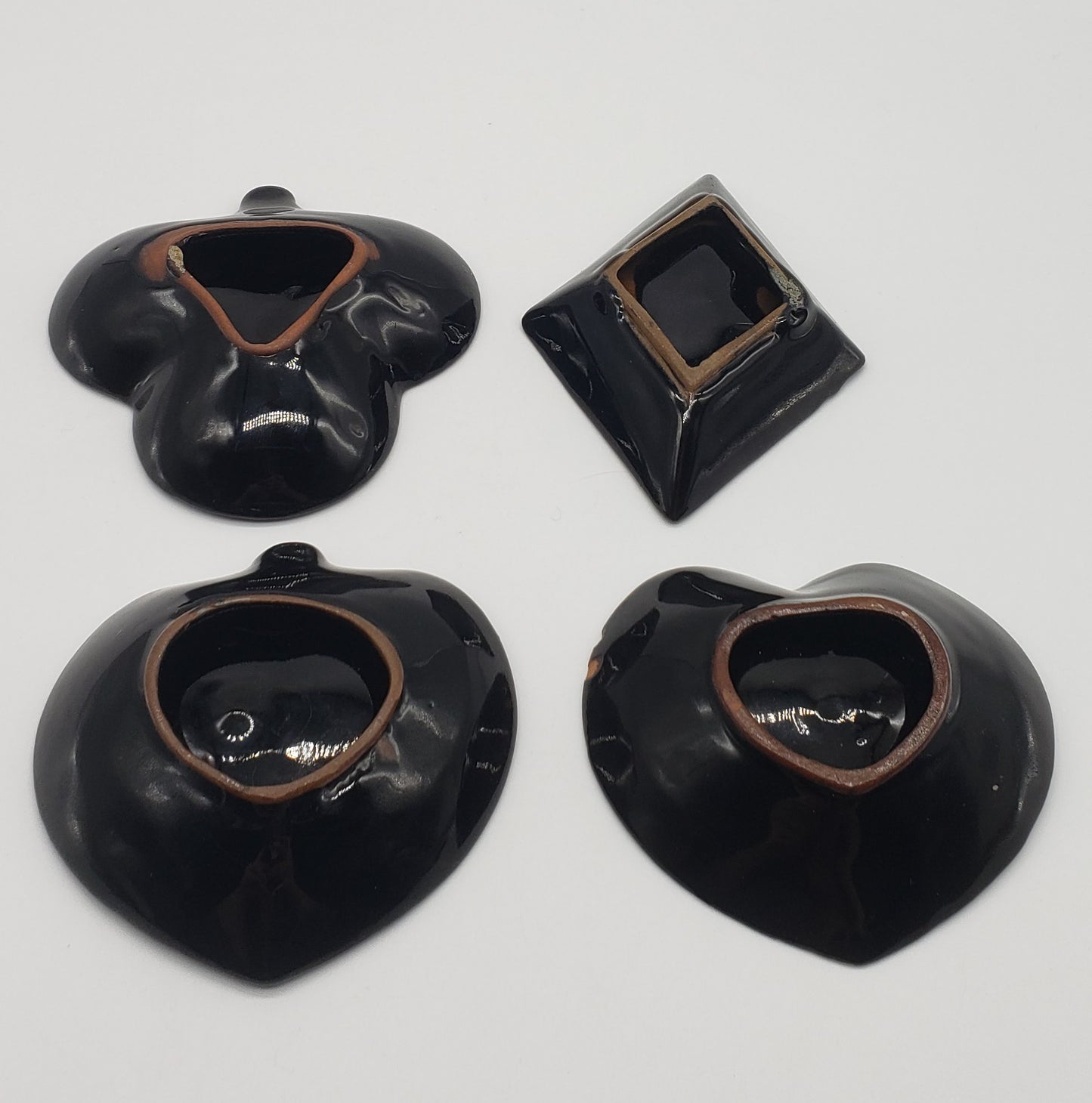 Black Dragonware, Card Suits (Heart, Spade, Club, Diamond)