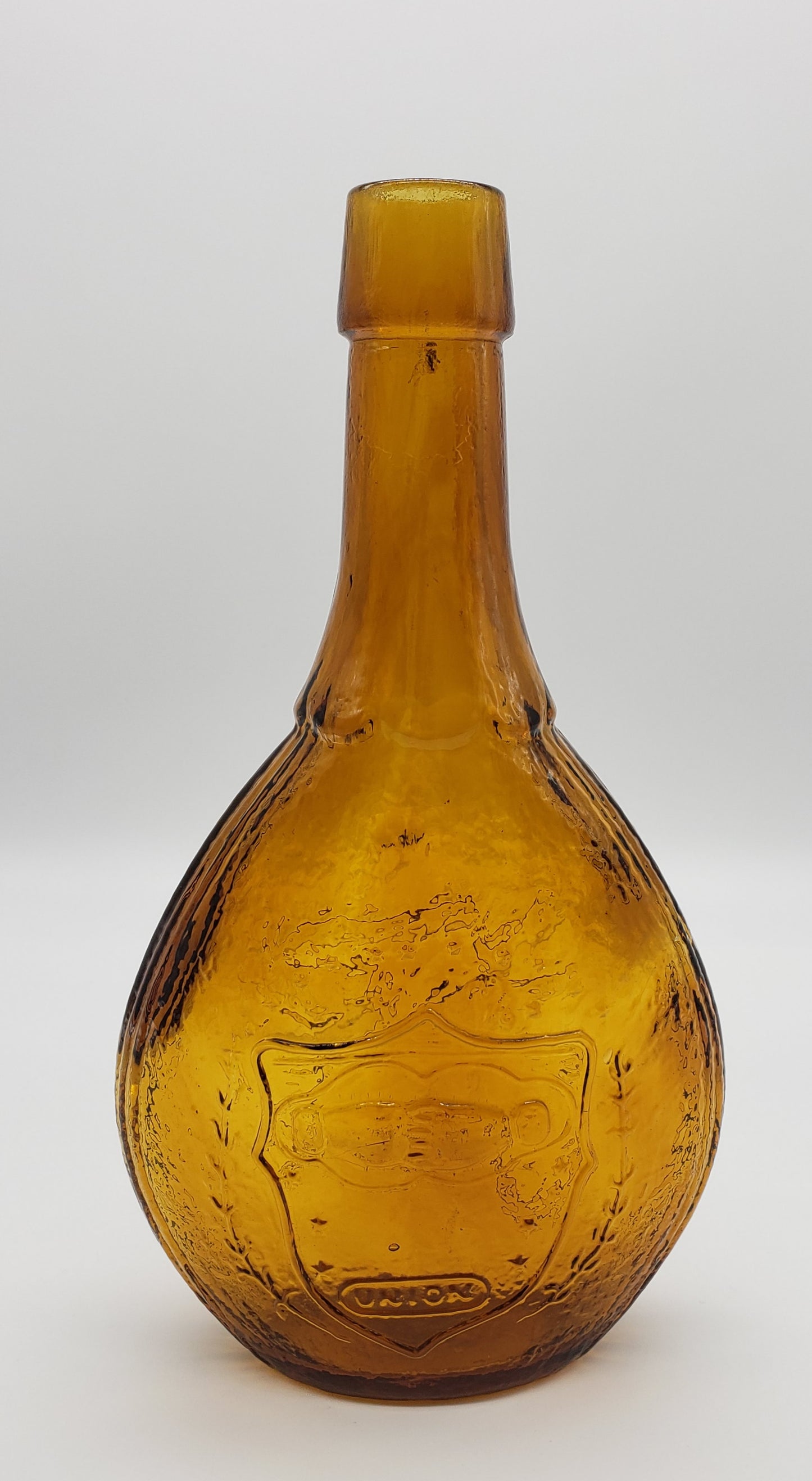 Union Eagle Handshake Bottle Marked Nuline, N.J.