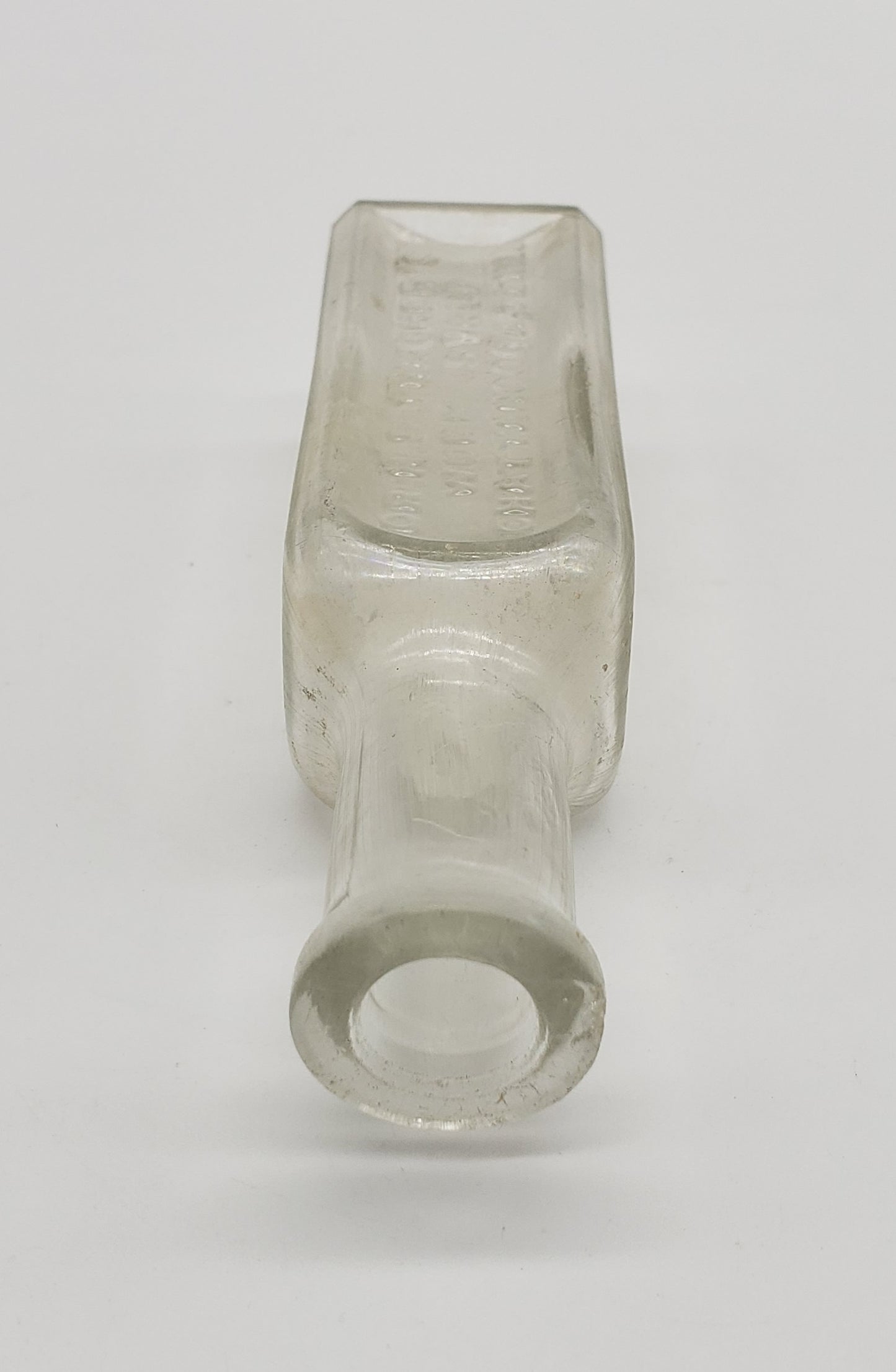 Dr H.S. Thacher's Worm Syrup glass bottle