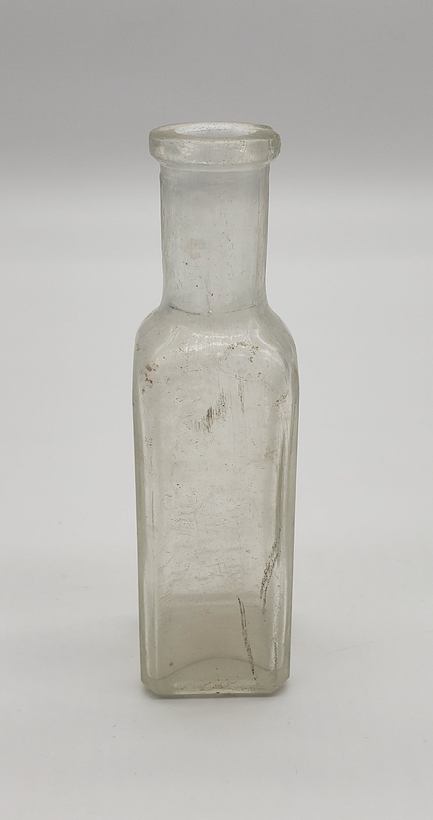 Dr H.S. Thacher's Worm Syrup glass bottle