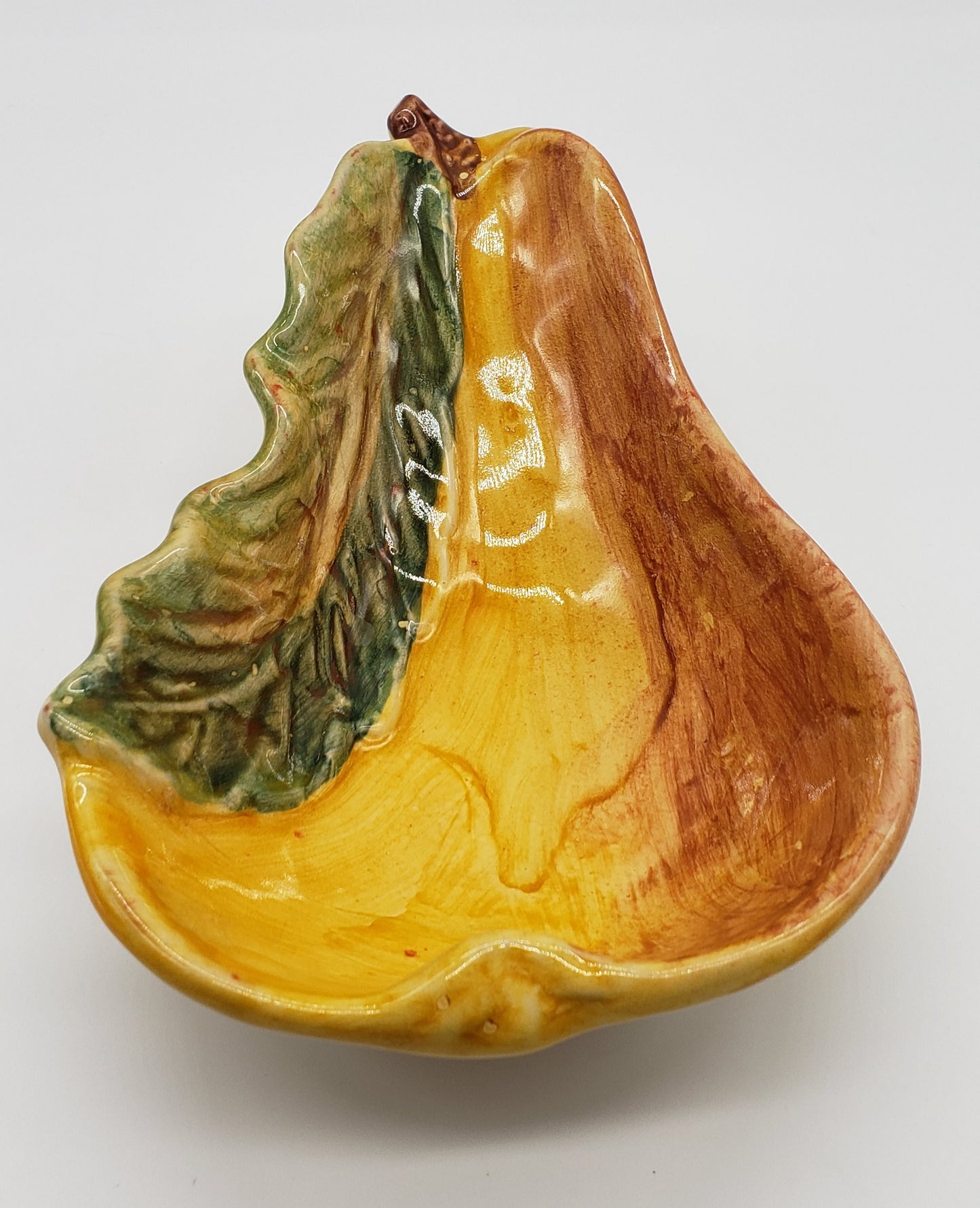 Italian Pottery Pear Shaped Bowl