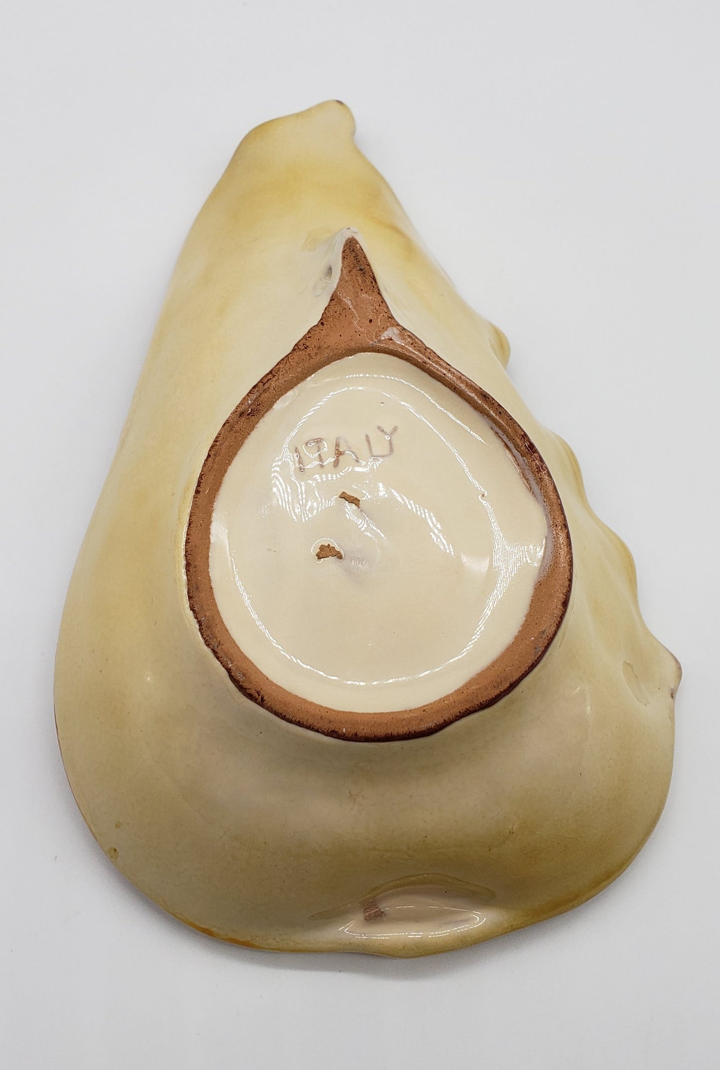 Italian Pottery Pear Shaped Bowl