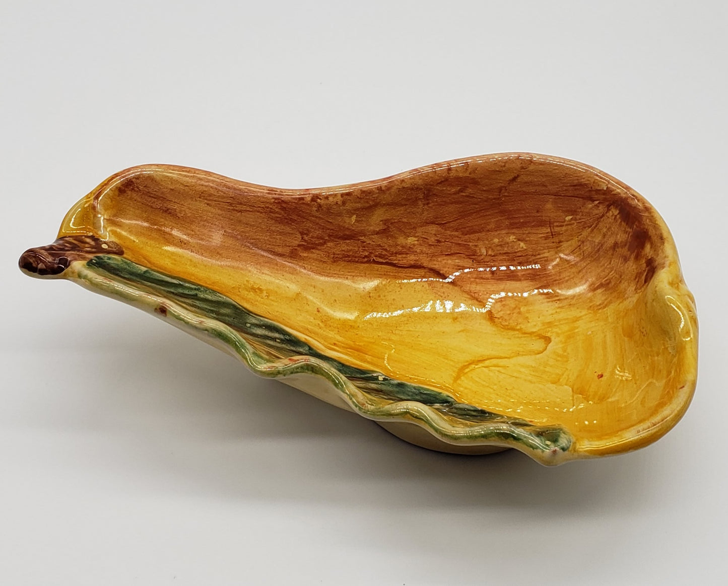 Italian Pottery Pear Shaped Bowl