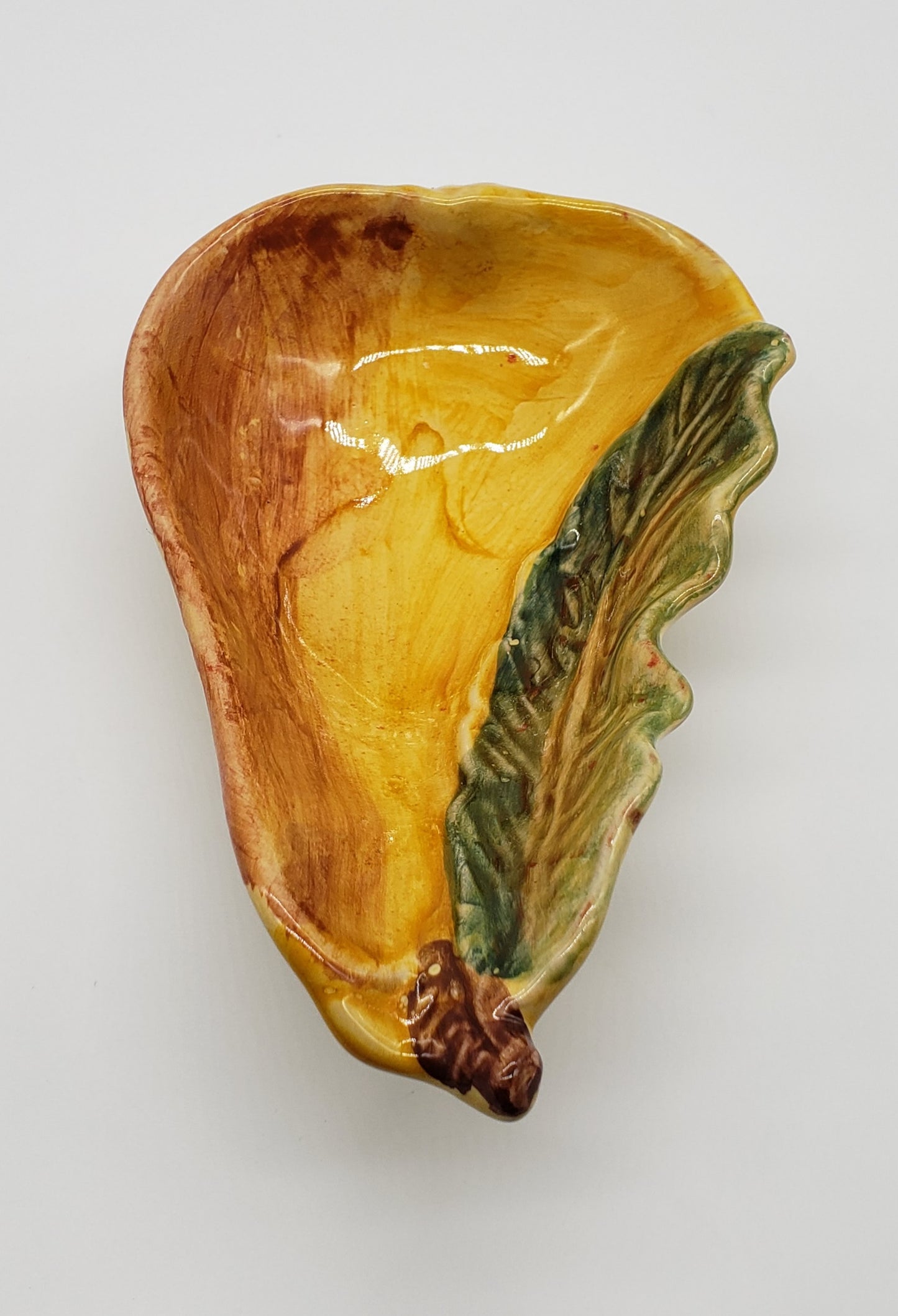 Italian Pottery Pear Shaped Bowl