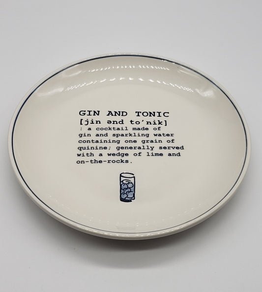 EUC Pottery Barn “Cocktails Defined-Gin and Tonic”