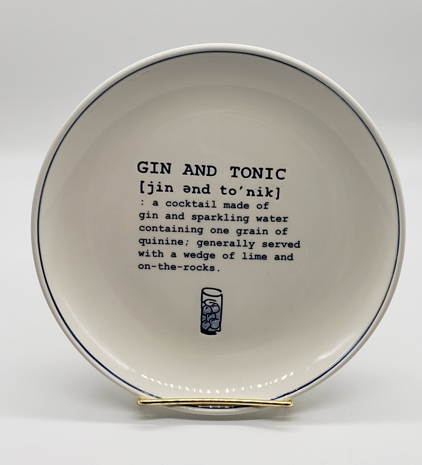 EUC Pottery Barn “Cocktails Defined-Gin and Tonic”