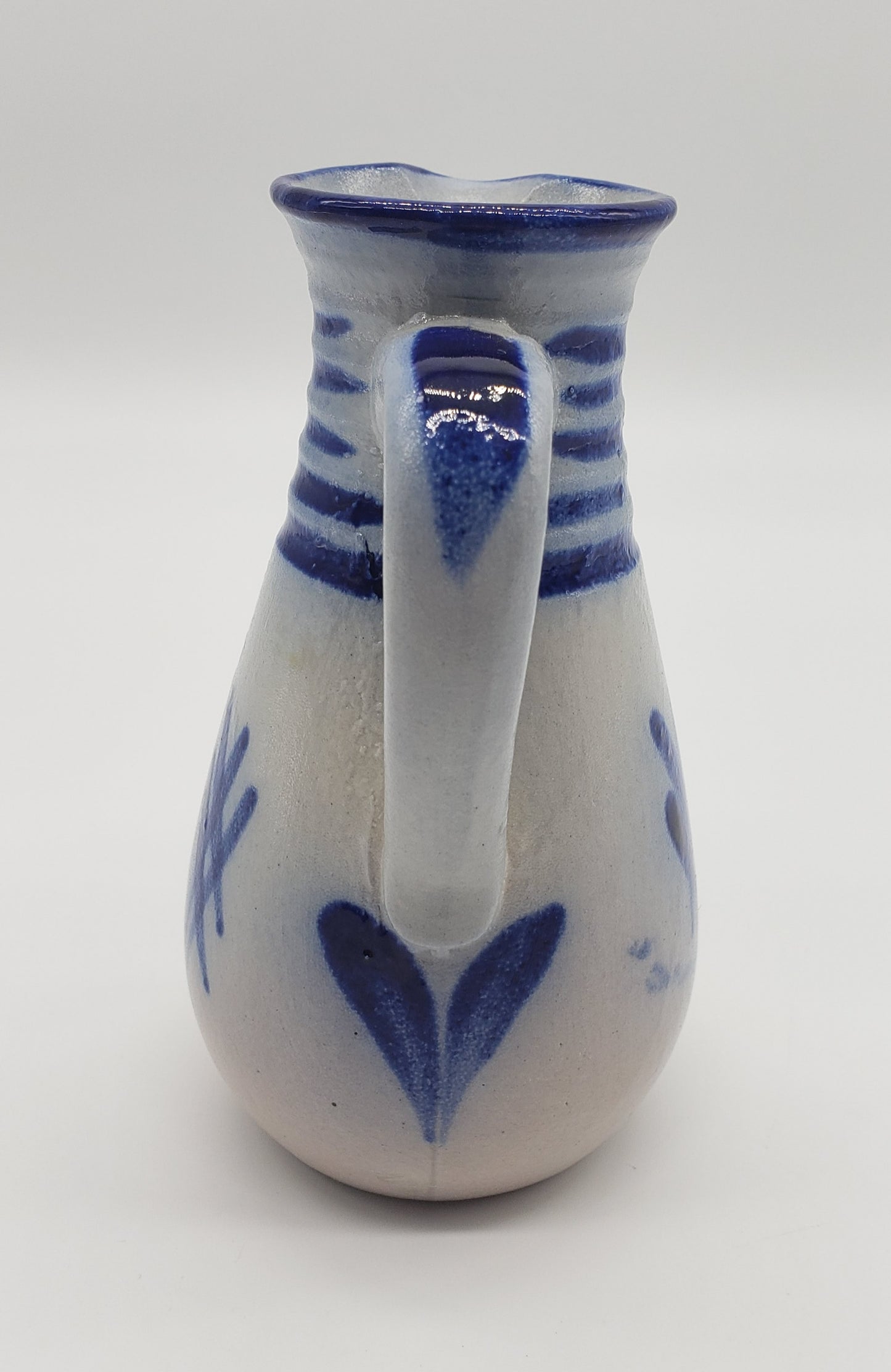 Salt glazed pottery creamer