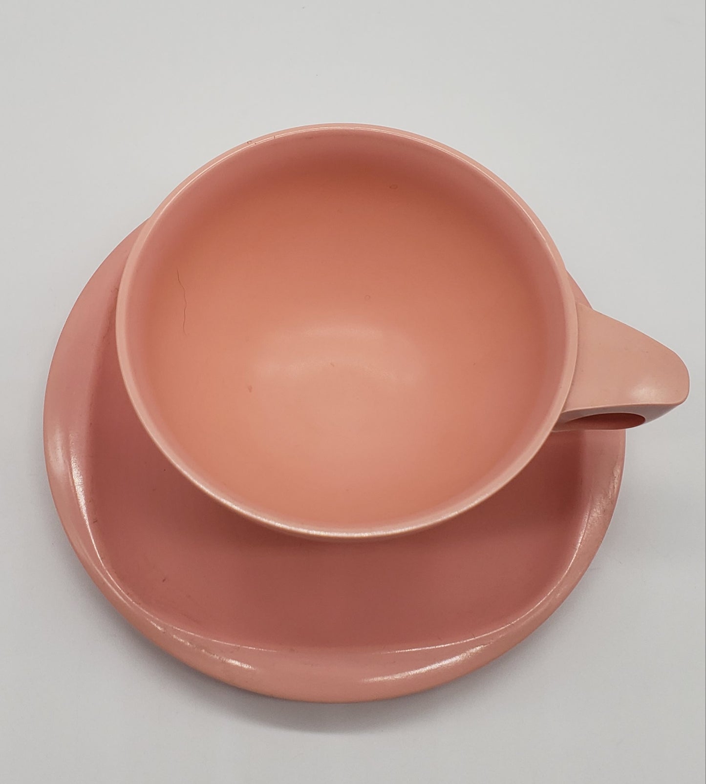 Boonton Melamine Teacup and Saucer