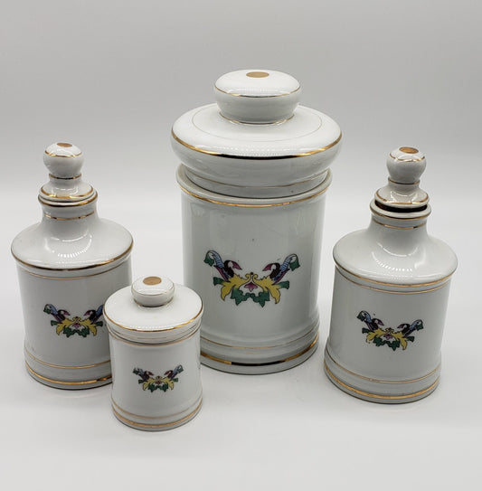 Apothecary Druggist Jars (set of 4)