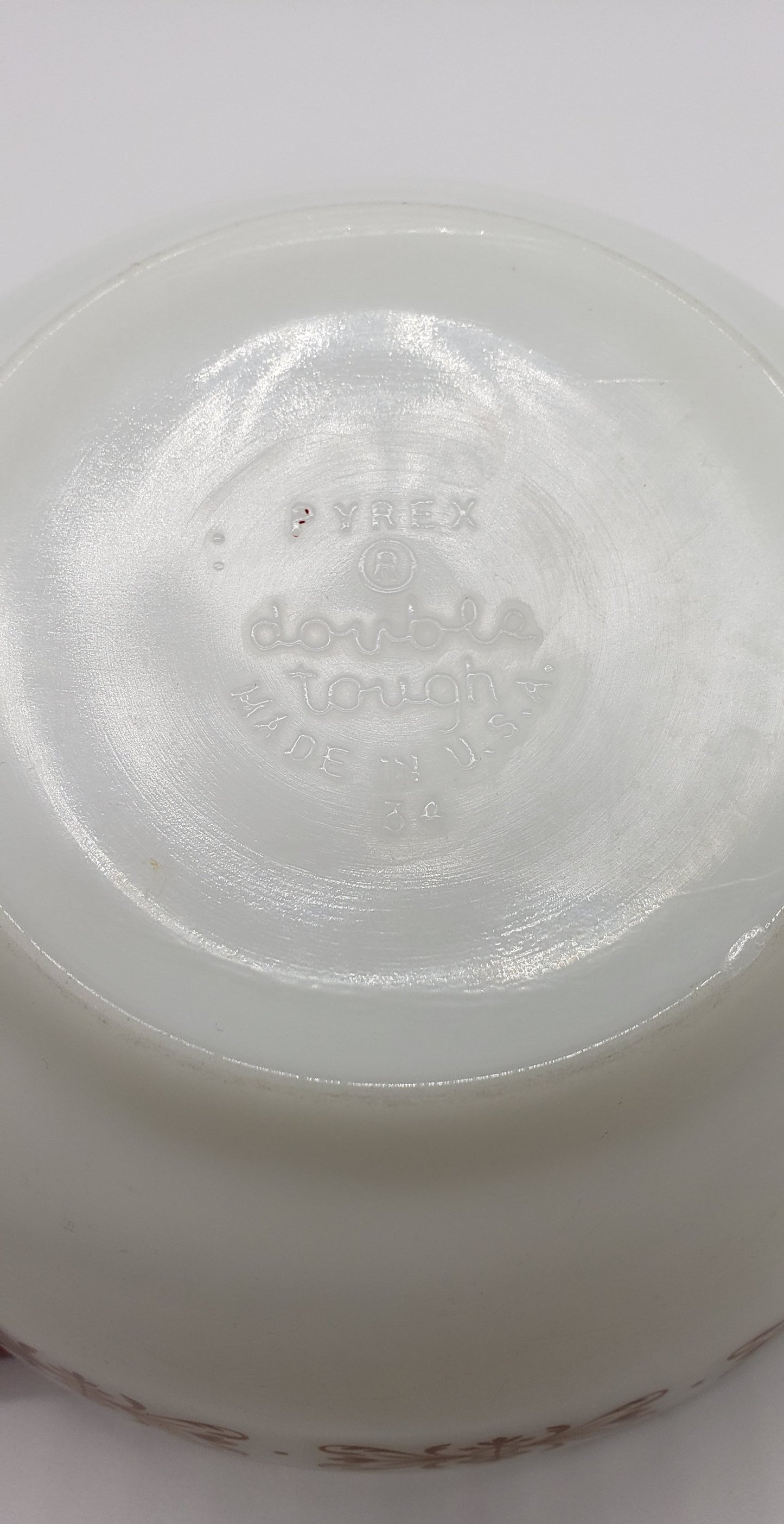 Pyrex Double Tough Soup/Cereal Bowl 708 Copper Filigree