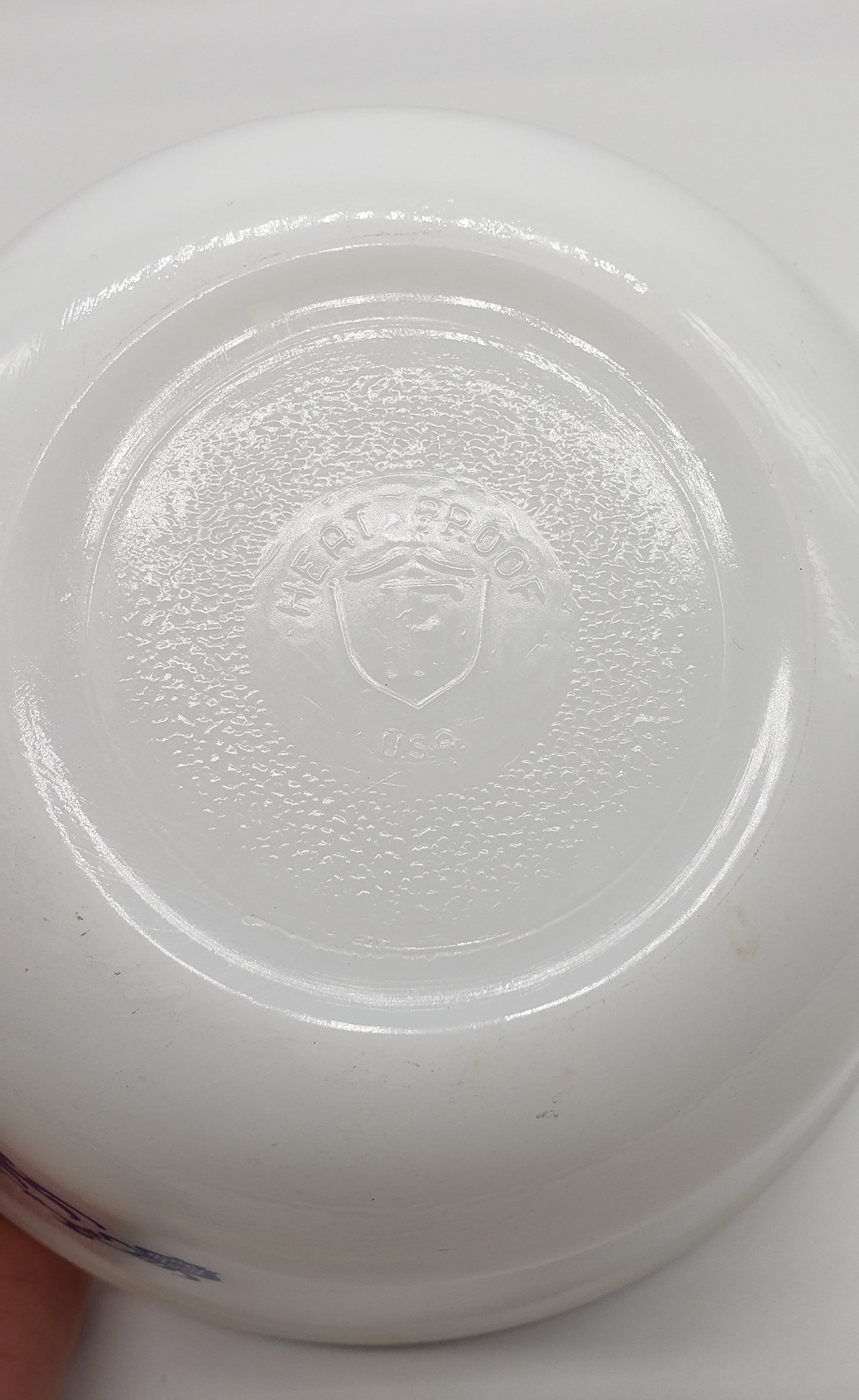 Federal glass Heat proof mixing bowl - Buck County Pattern