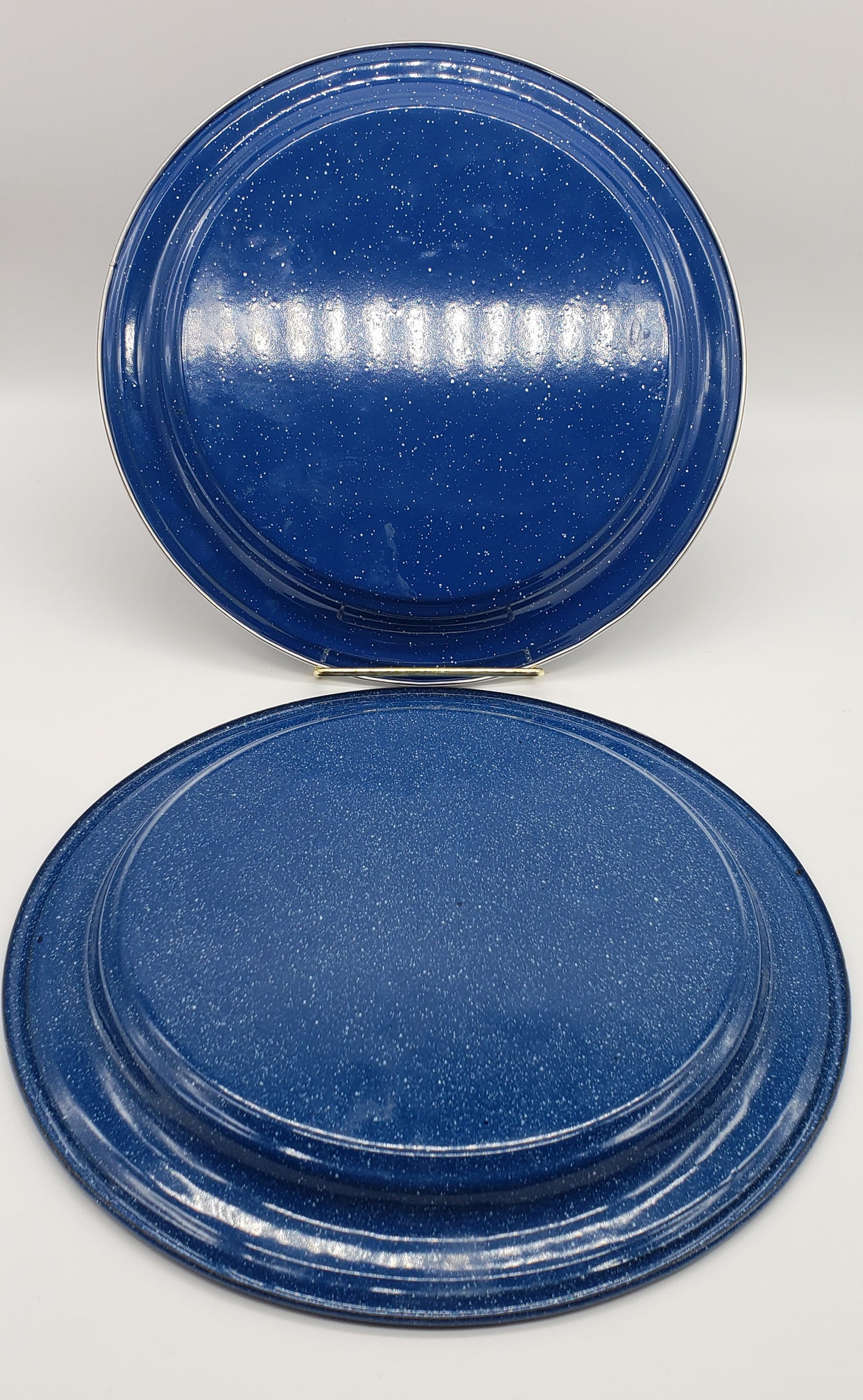 Outdoors Enamelware Plate